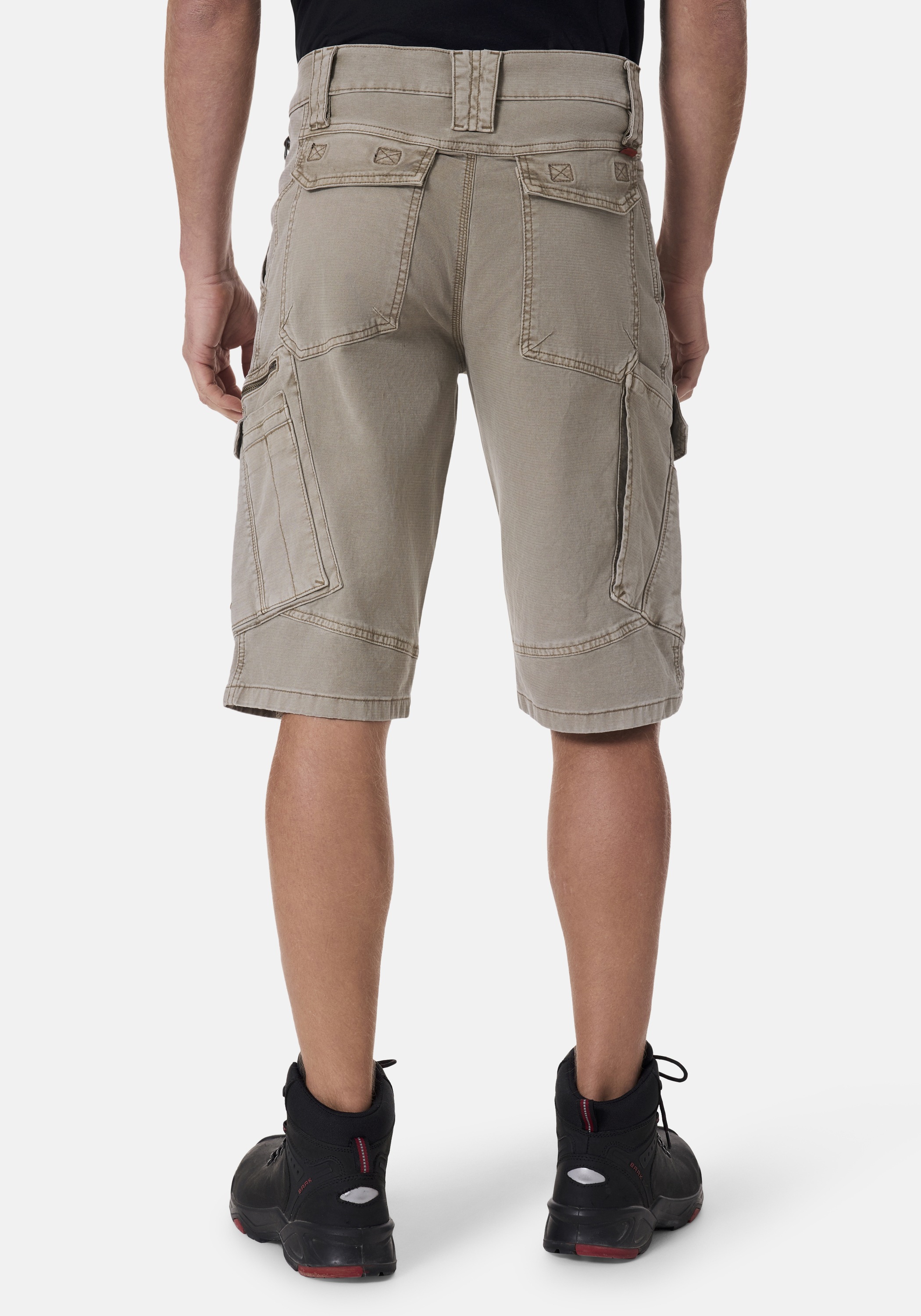 HERO by John Medoox Workerjeans »AKRON Denim Workwear Arbeits-Cargoshorts Jeans«, Arbeits-Cargoshorts Jeans Denim / Jeansfür Herren