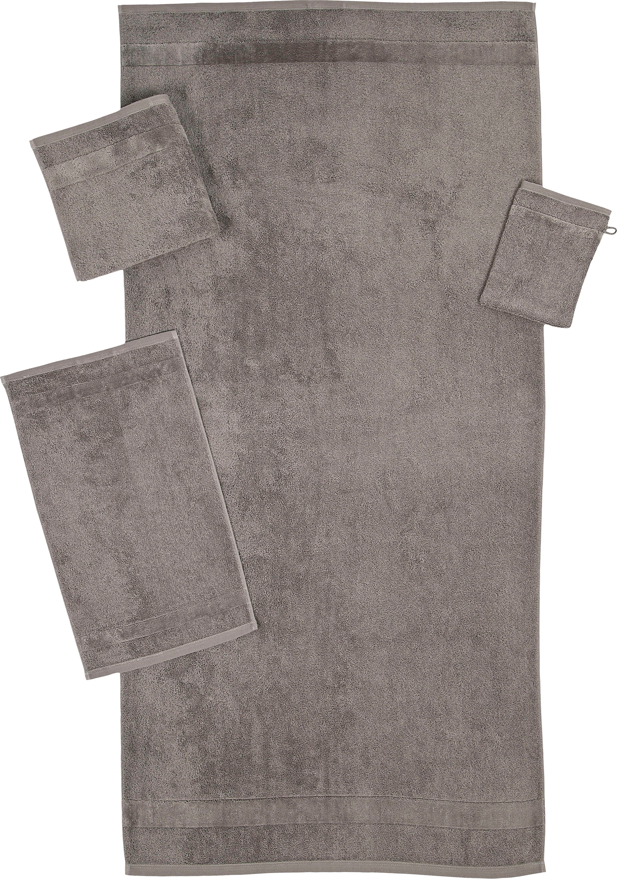 ROSS Gästehandtuch »BRILLANT« mit Veloursborde flanell Obermaterial: 100% Baumwolle B/L: 30 cmx50 cm