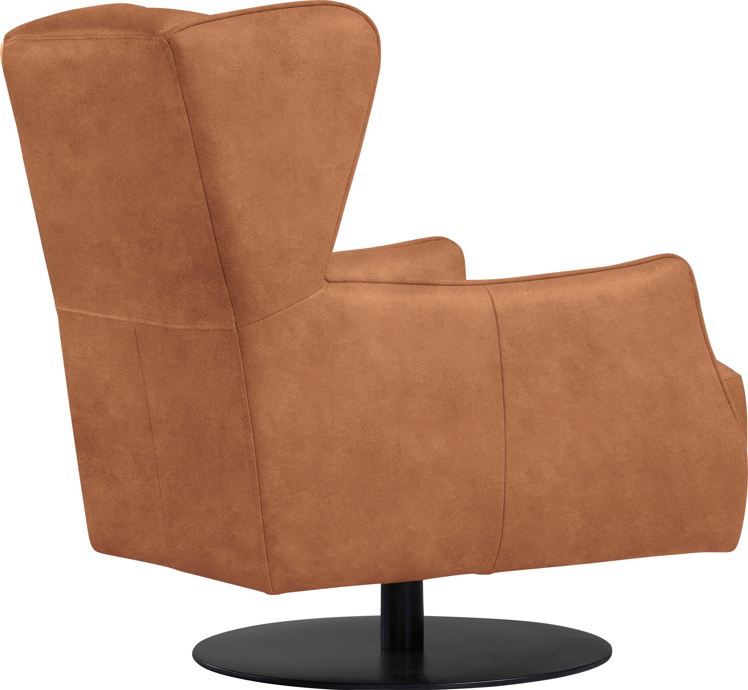 Egoitaliano Sessel »Randy Hochlehnsessel, Designsessel, Clubsessel, Ohrensessel«, Drehsessel, Relaxsessel, kompakte Stellmaße, bequem