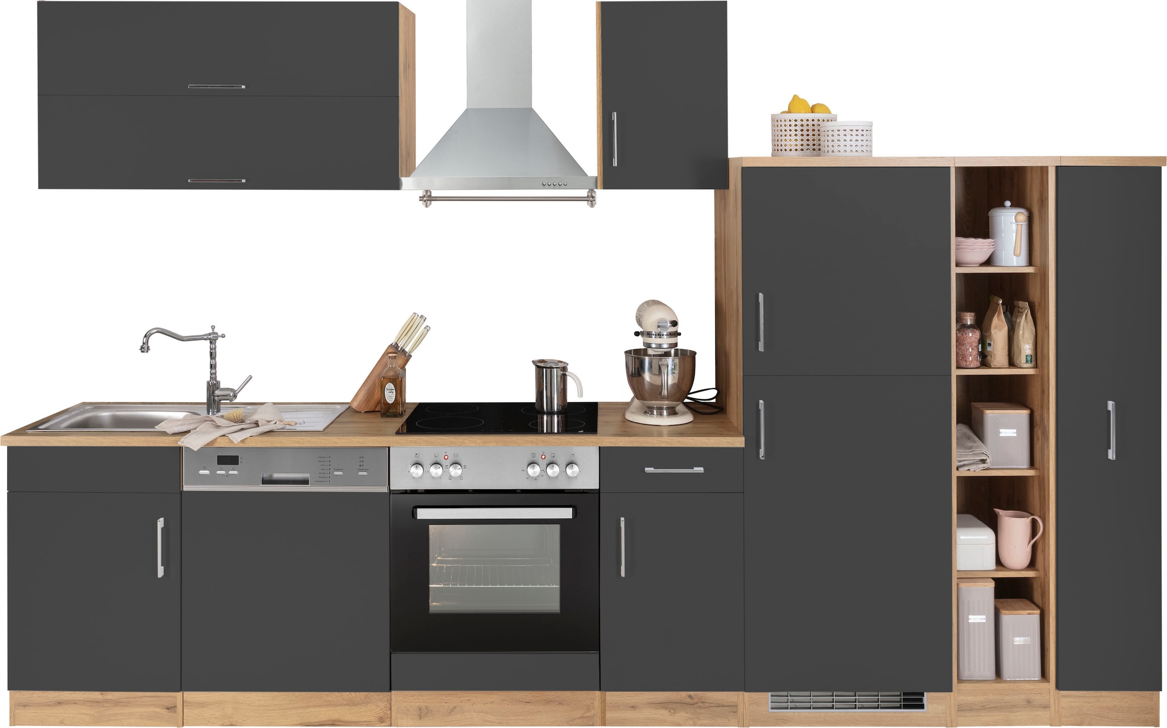 KOCHSTATION Küchenzeile »KS-Colmar«, ohne E-Geräte, Breite 330 cm günstig online kaufen