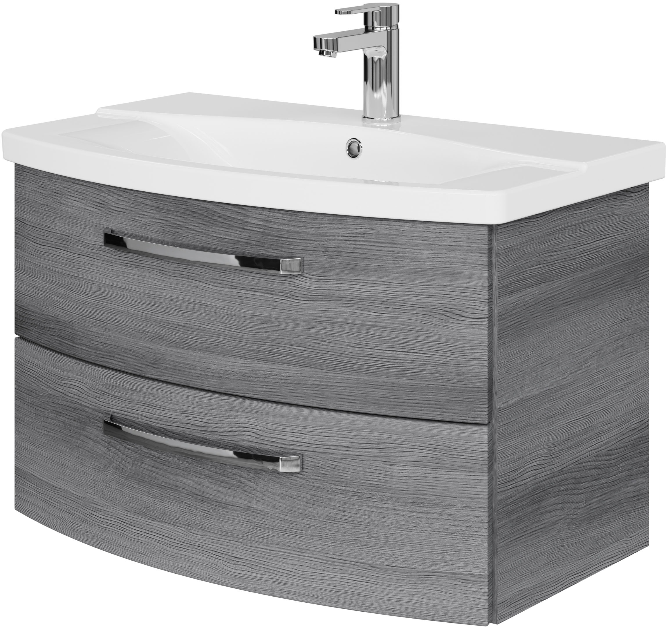 Saphir Waschtisch "Serie 4010 Keramik-Waschtisch mit Unterschrank, 84 cm br günstig online kaufen