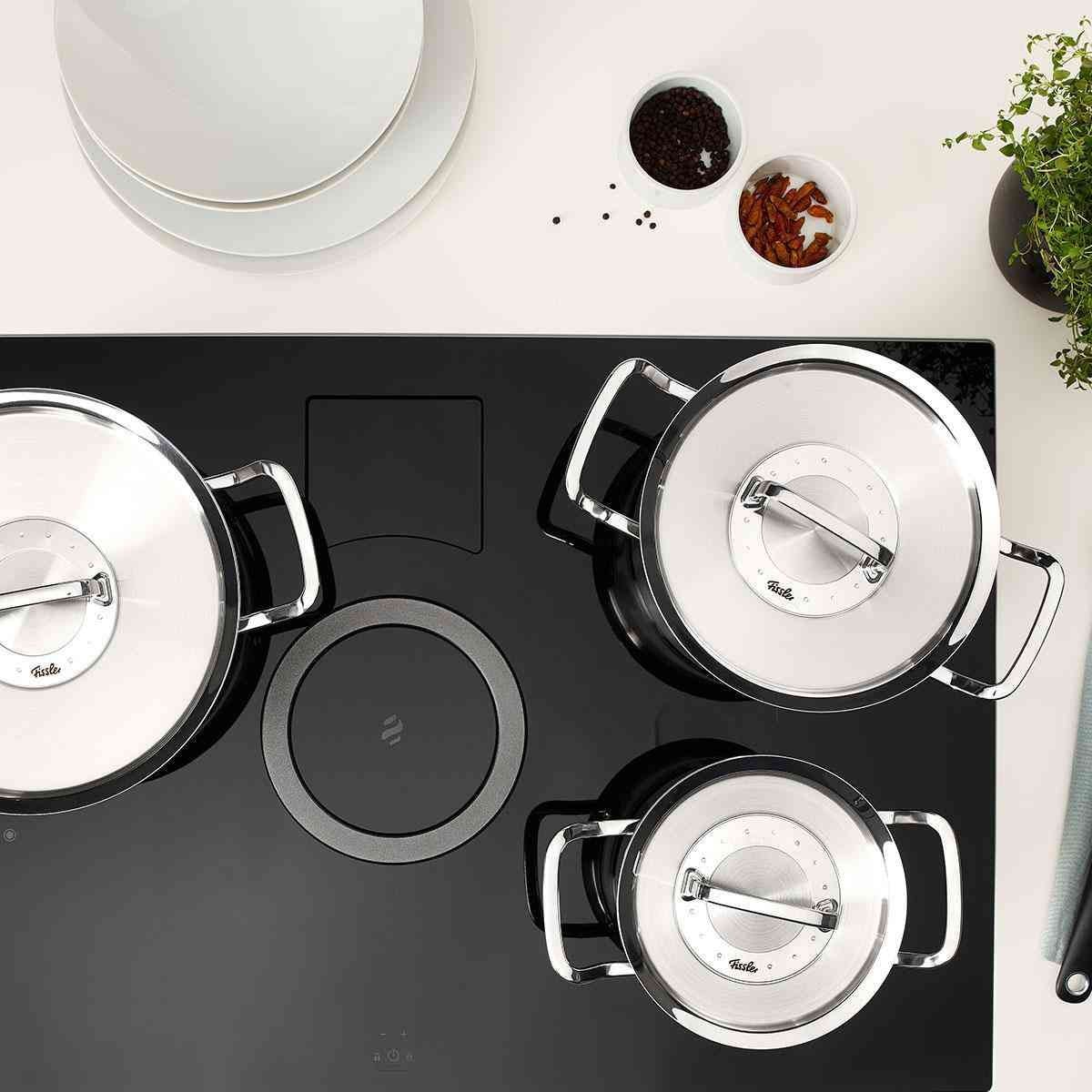 Fissler Topfdeckel »ORIGINAL-PROFI COLLECTION® Edelstahl-Topfset«, (1 tlg.), Fissler Metall Ersatzdeckel für Töpfe, Pfannen, Servierpfannen