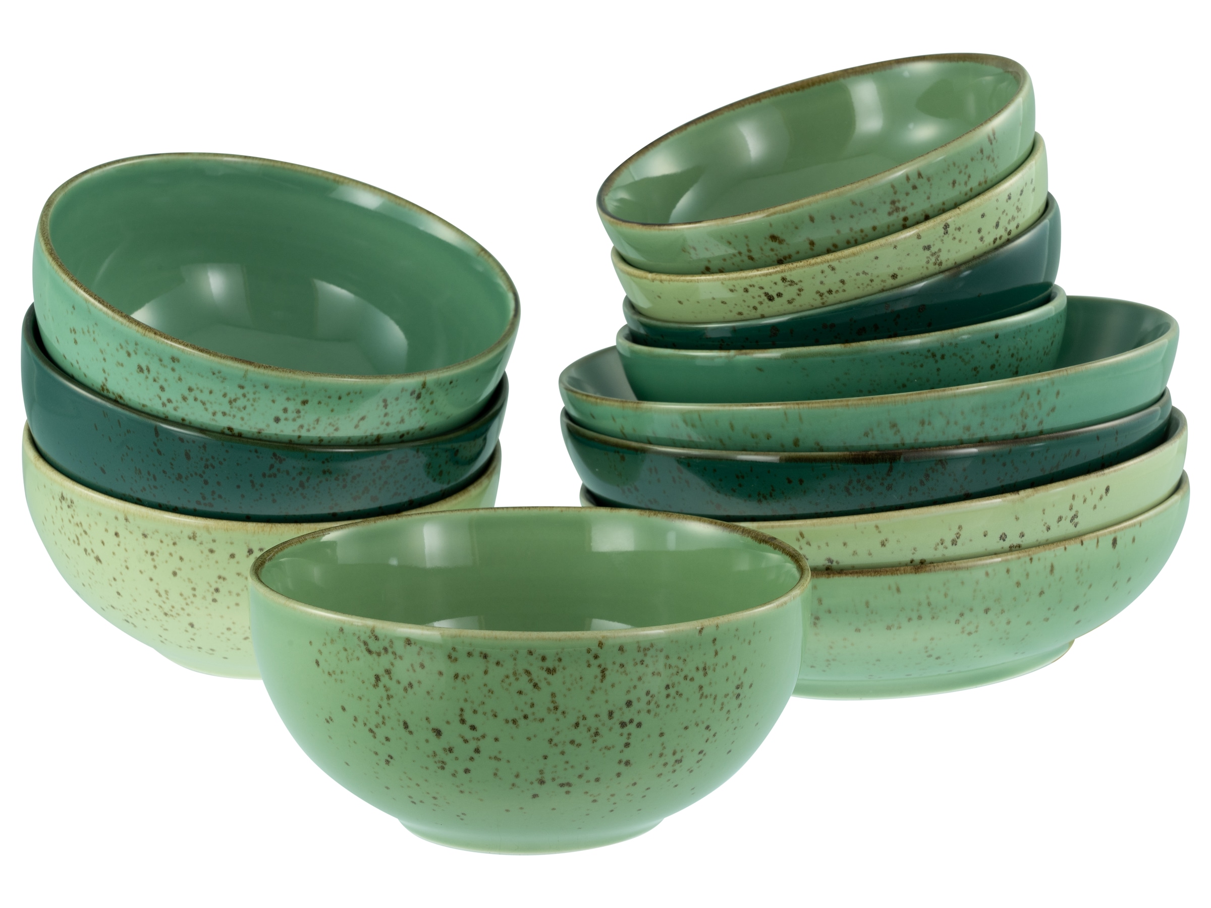 CreaTable Schale »Nature Collection, Bowl Set 12-tlg« 12 Stk. aus Steinzeug günstig online kaufen