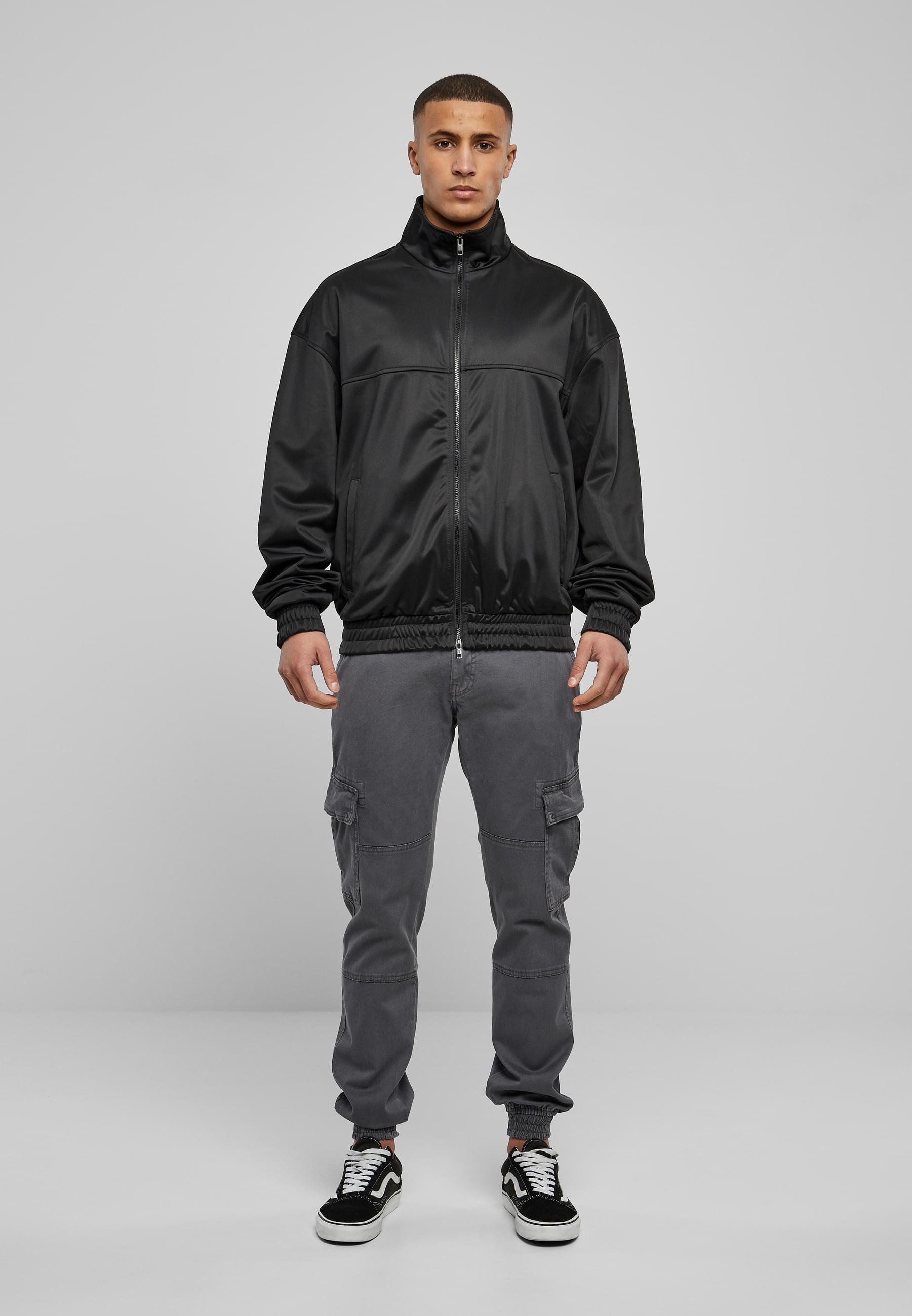 URBAN CLASSICS Trainingsjacke »Urban Classics Herren Classic Track Jacket« 1 Stk. tlg. ohne Kapuze