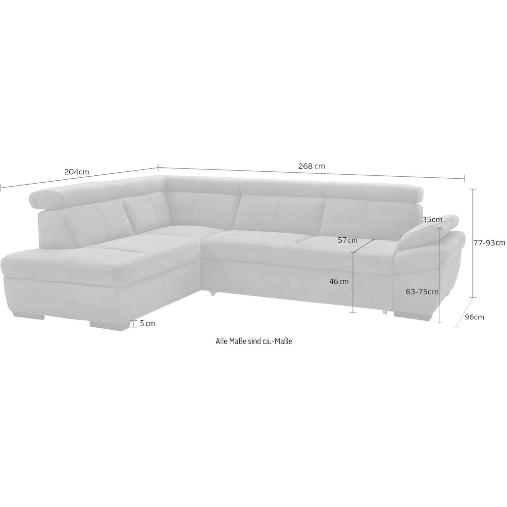 exxpo - sofa fashion Ecksofa »Salerno«