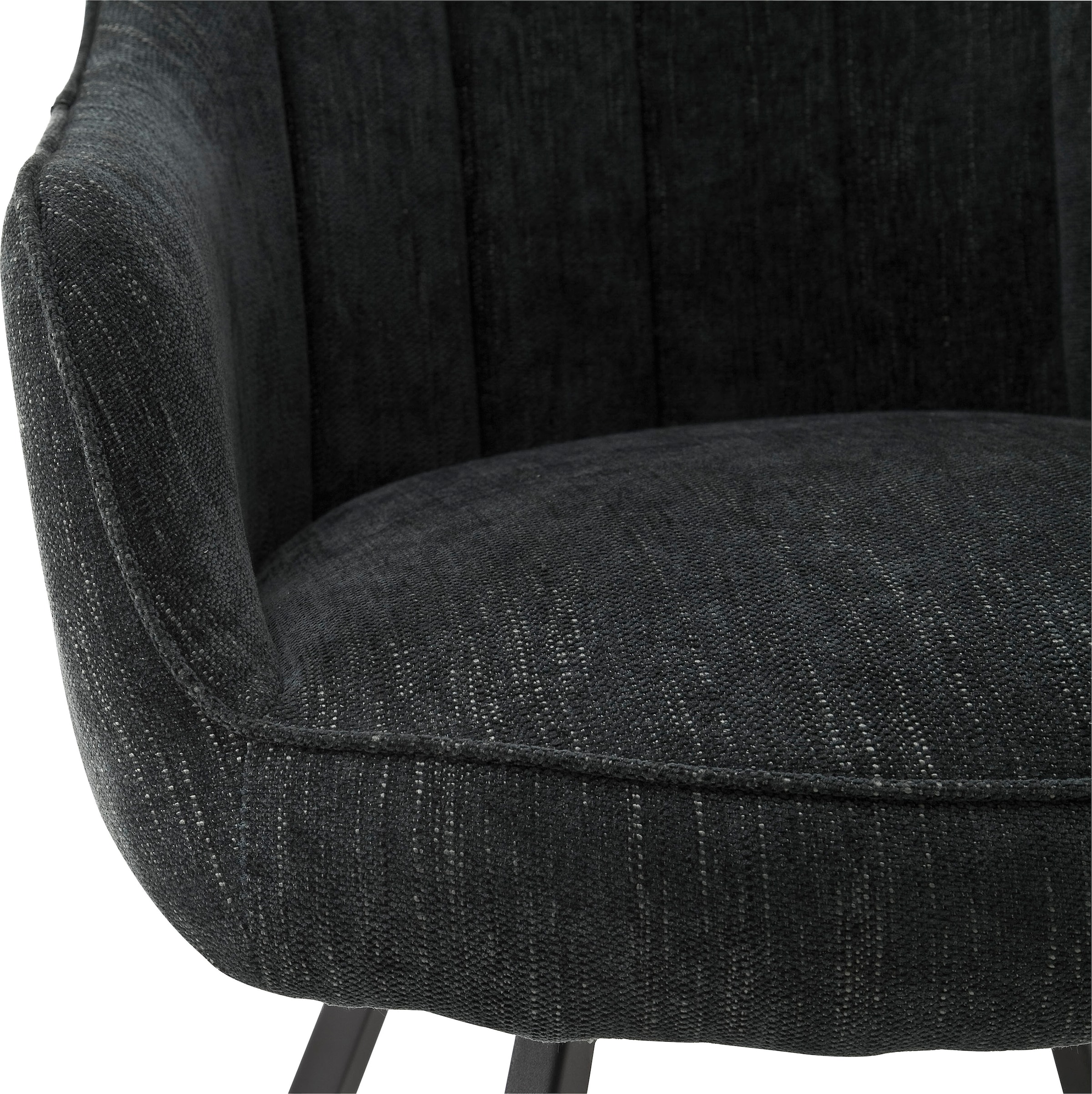 MCA furniture Esszimmerstuhl »Sassello«, (Set), 2 St., Stuhl 180°drehbar mit Nivellierung, Stoffbezug, belastbar bis 120 kg
