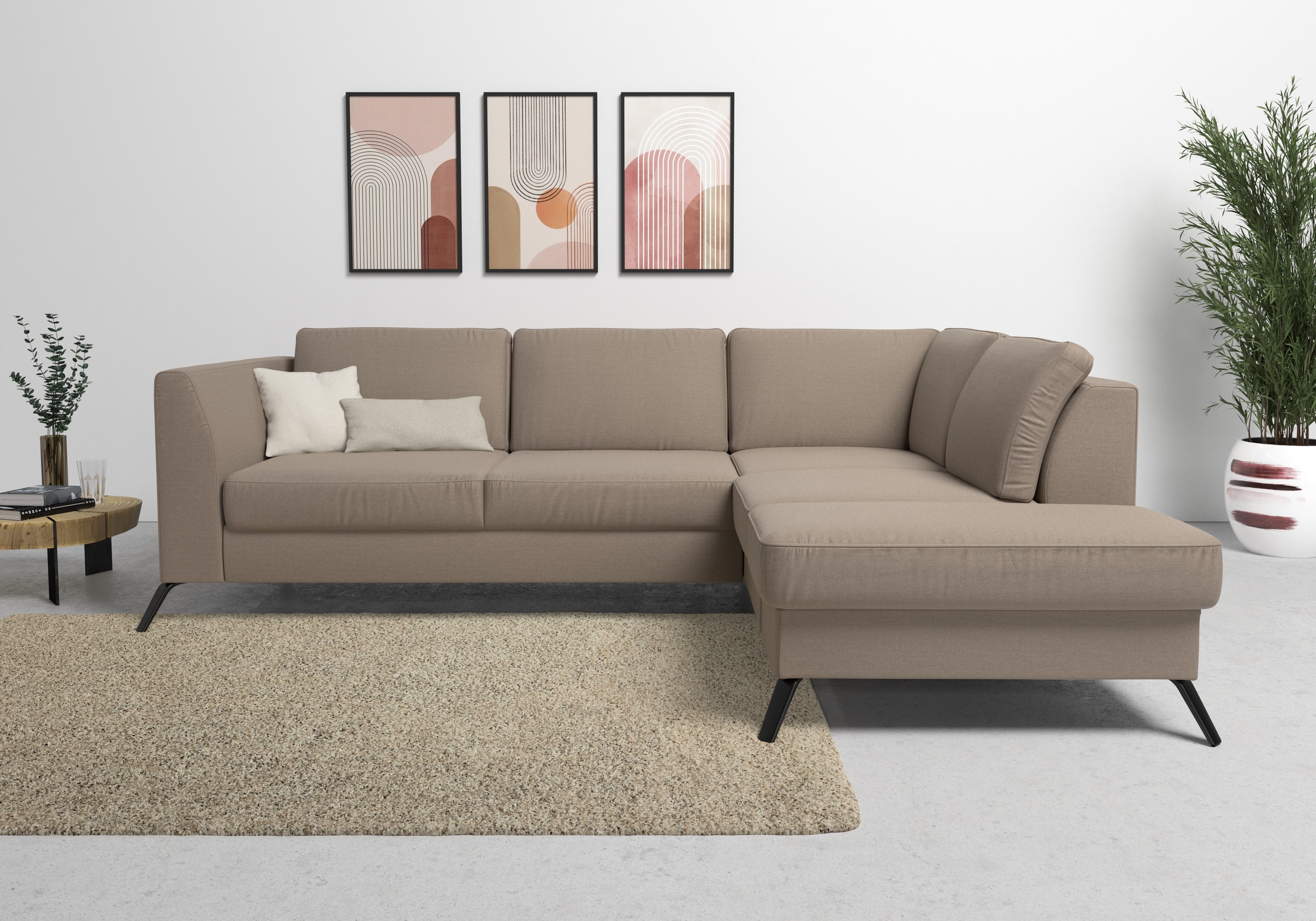 sit&more Ecksofa »Olsen L-Form« inklusive Sitztiefenverstellung, wahlweise günstig online kaufen
