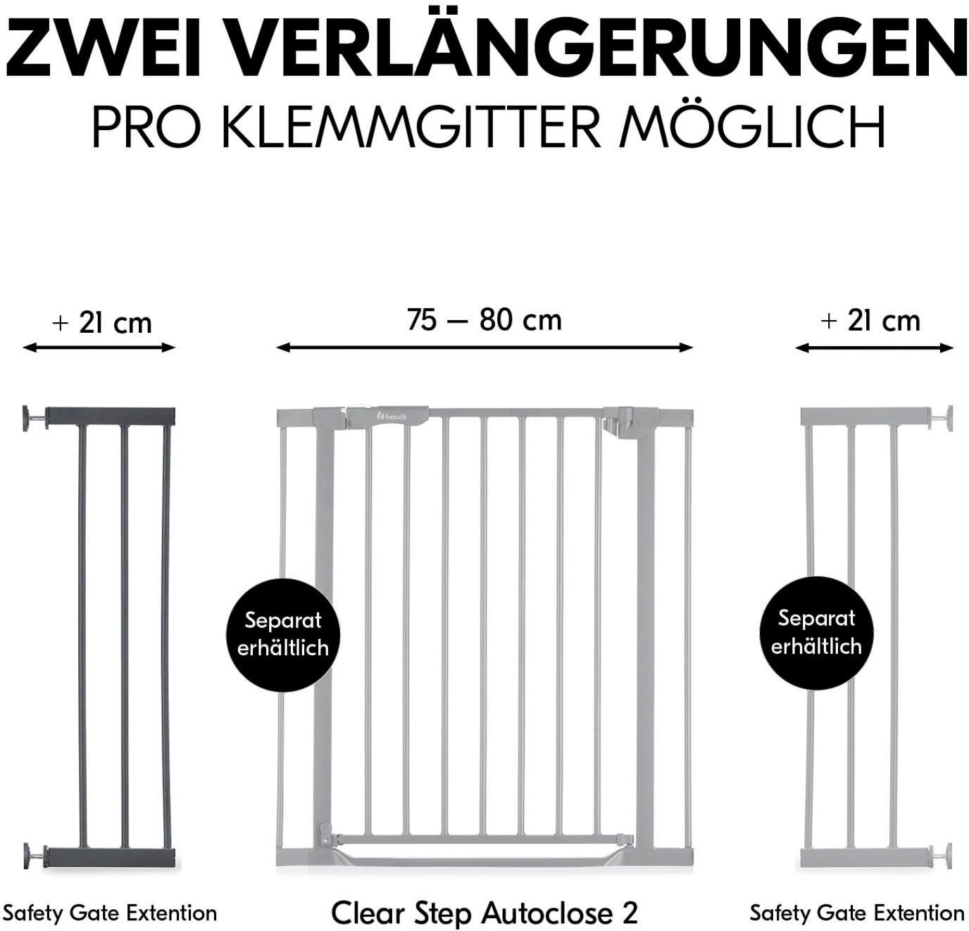 Hauck Verlängerung für Türschutzgitter »Extension, 21 cm, Dark Grey«
