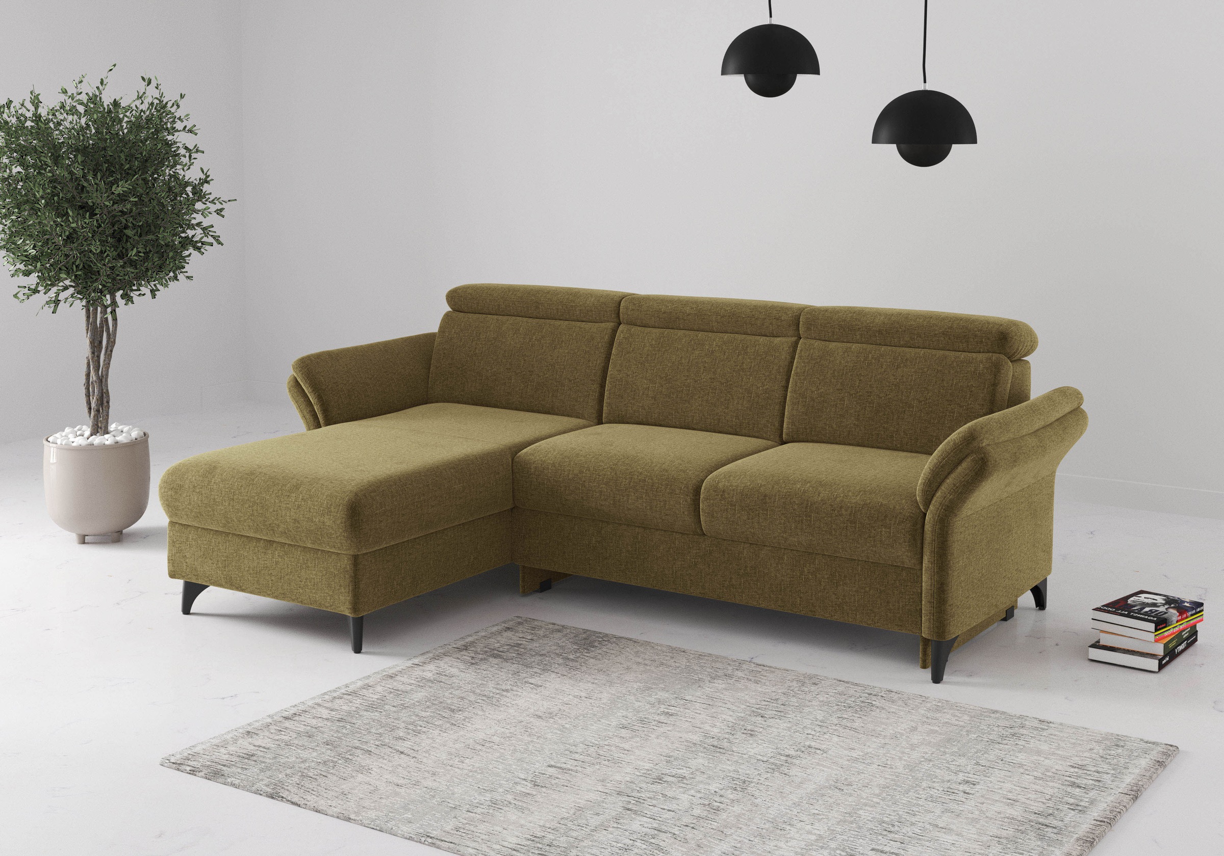 sit&more Ecksofa »Glendale« inkl. Kopfteilverstellung,wahlweise mit Vorzieh günstig online kaufen