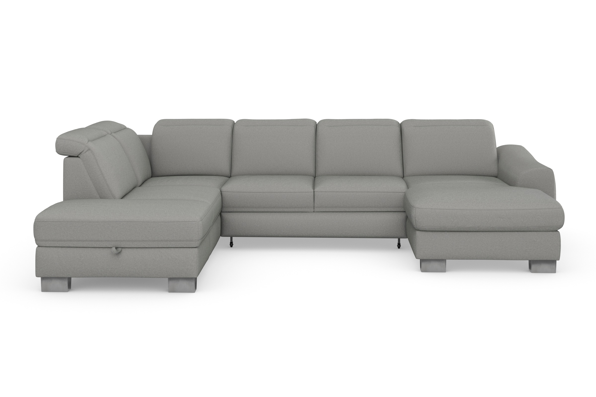 sit&more Wohnlandschaft »Dundee U-Form«, mit Federkern und Edelstahlfüßen, günstig online kaufen