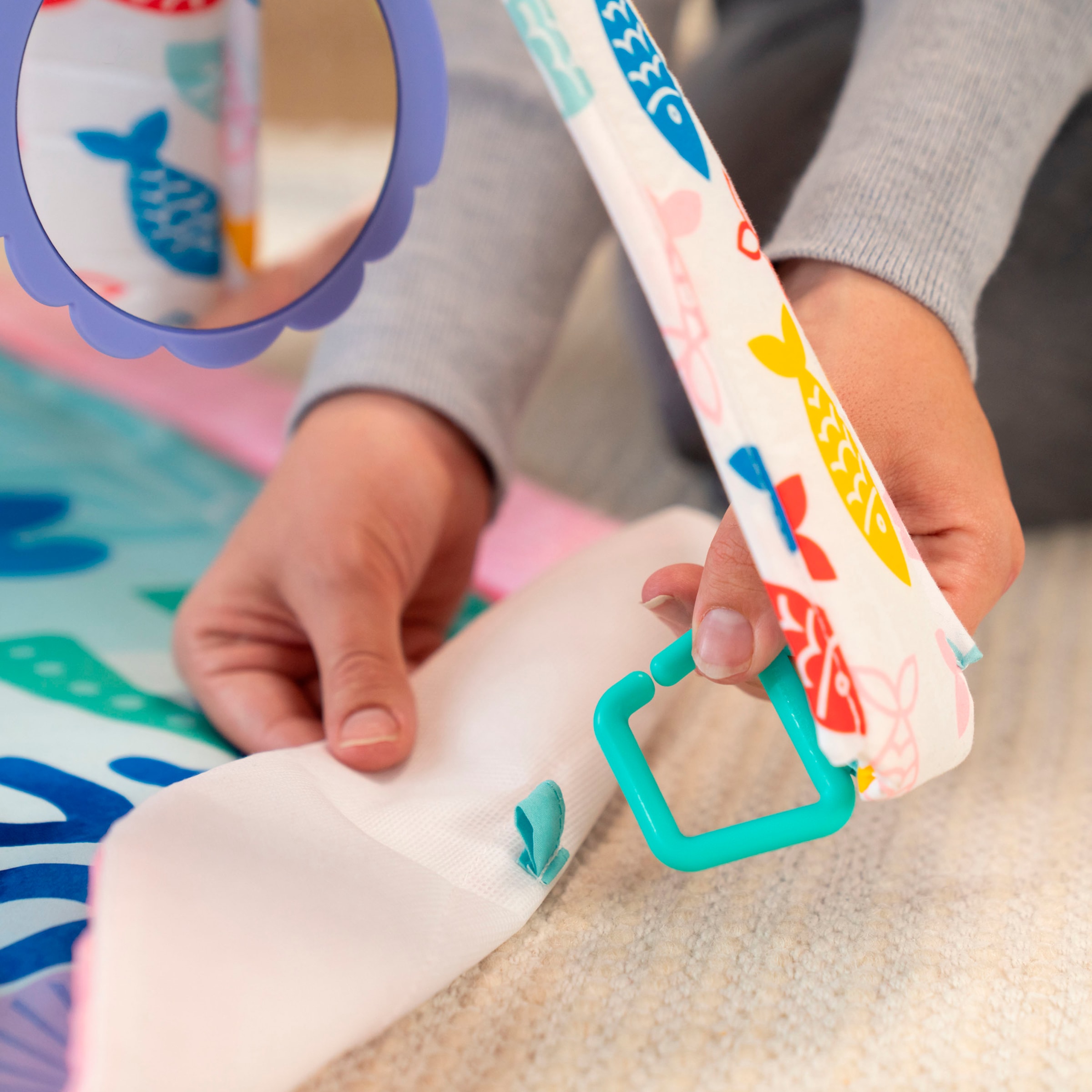 Baby Einstein Spielbogen »4-in-1 Kickin’ Tunes Jellyfish Jamboree Music & Language Discovery Gym«, mit Soundeffekt