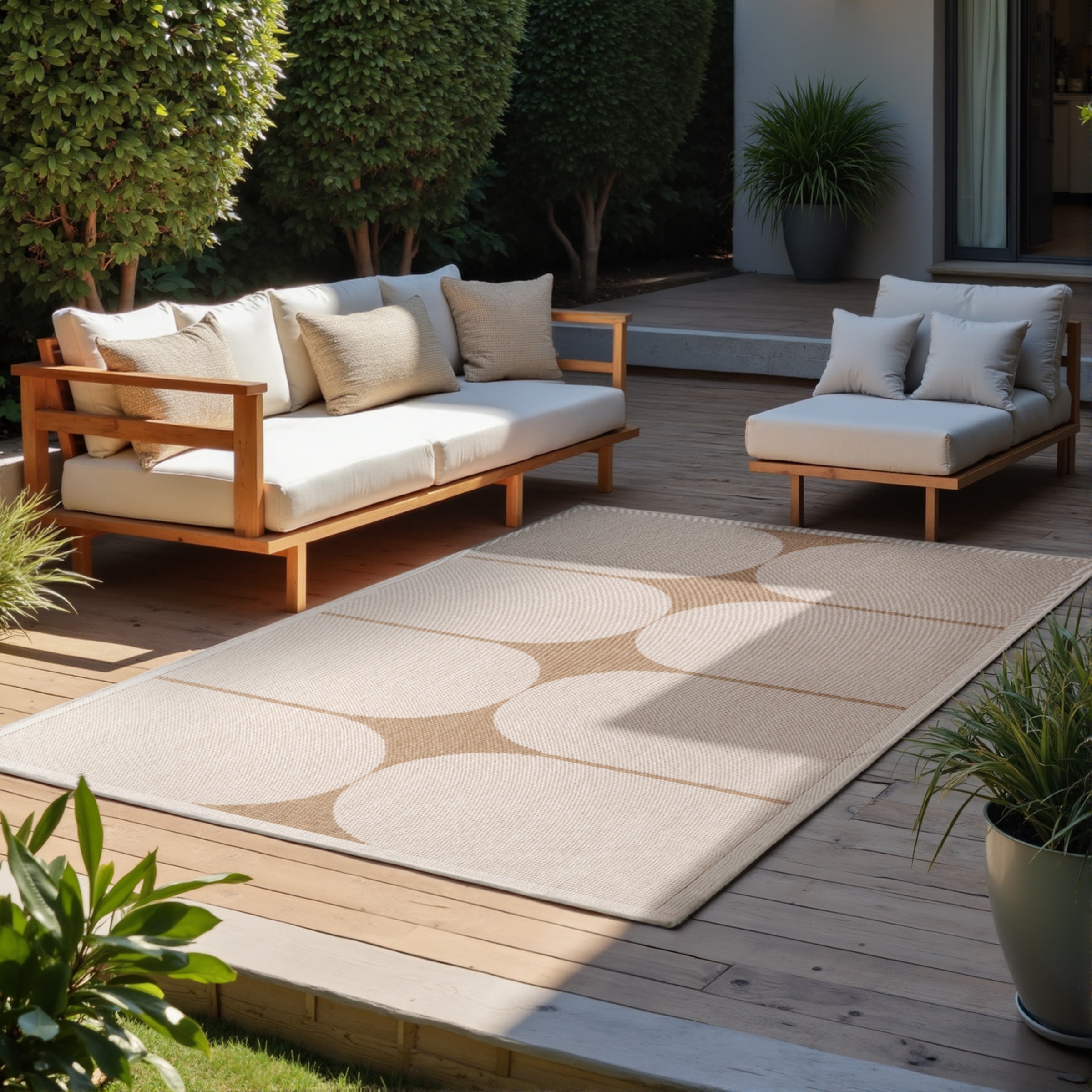 HANSE Home Outdoorteppich »Bowen Wendeteppich«, rechteckig, 5 mm Höhe, Läuf günstig online kaufen