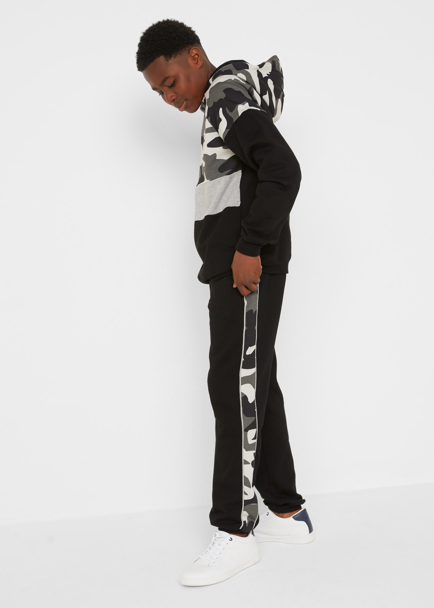 bonprix Langarmshirt & Hose »Sweatshirt & Jogginghose« Set, 2,  Hoodie