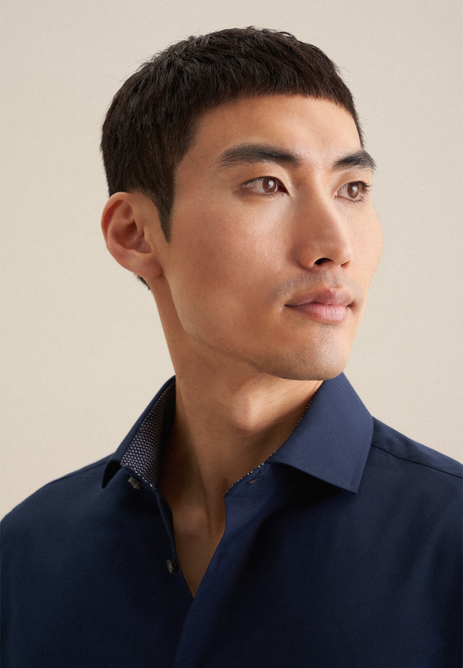 seidensticker Businesshemd »Schwarze Rose« Slim 1/1 Kentkragen