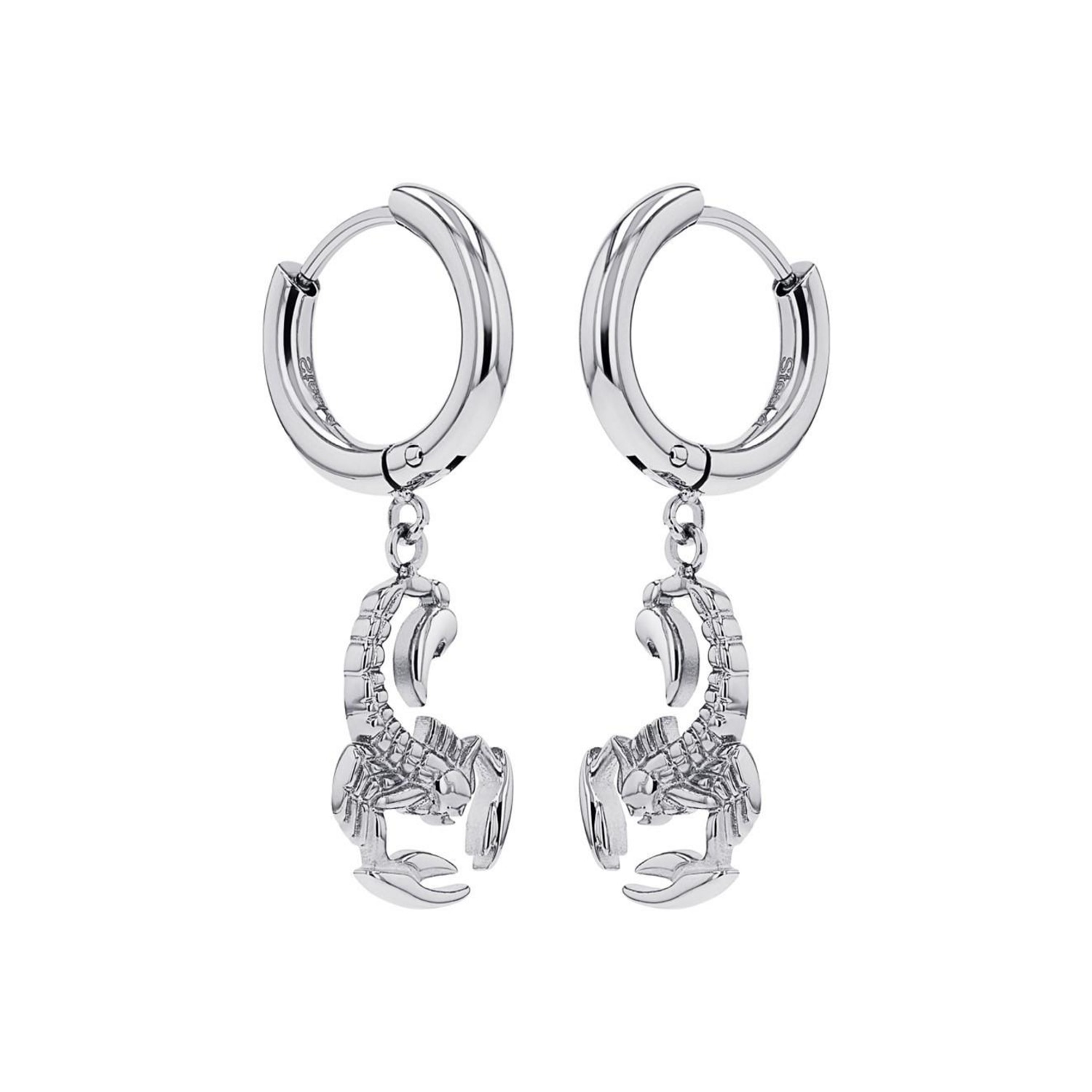 Amor Paar Creolen »Scorpions by Amor, Skorpin-Motiv«