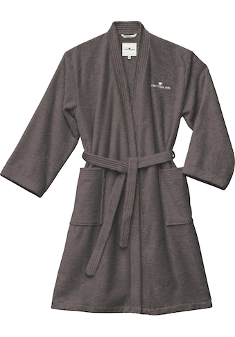 Unisex-Bademantel »Kimono«, (1 St.), für Damen & Herren, mit Logostickerei