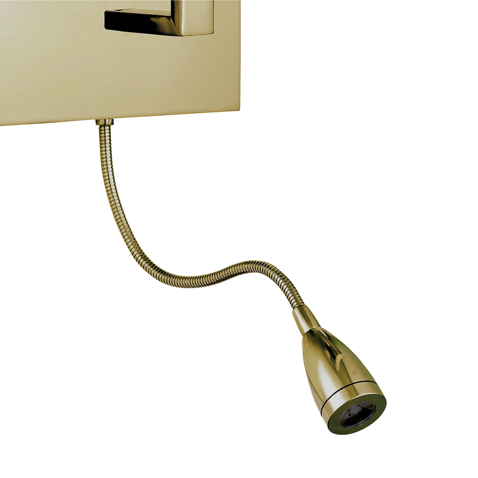 Searchlight Wandleuchte »Hotelwandlampe mit LED-Leselampe - Metall und Stoffschirm« E27 1 Stk.