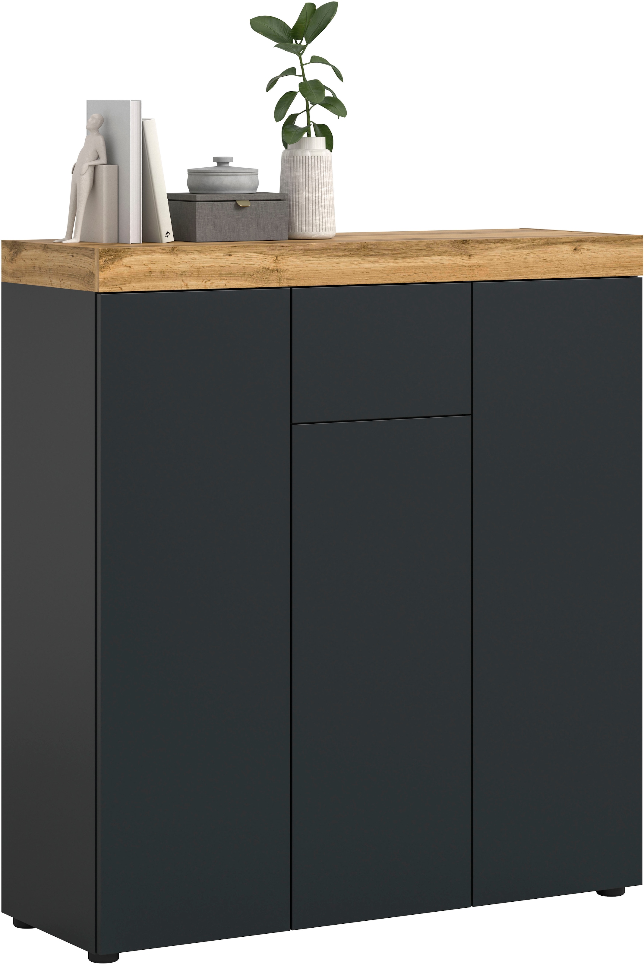 OTTO home Highboard »MAMBO« 2 farbige Ausführung, in verschiedenen Farben erhältlich, 1 Stk. tlg. Kommode, Sideboard, Wohnzimmer, Schlafzimmer