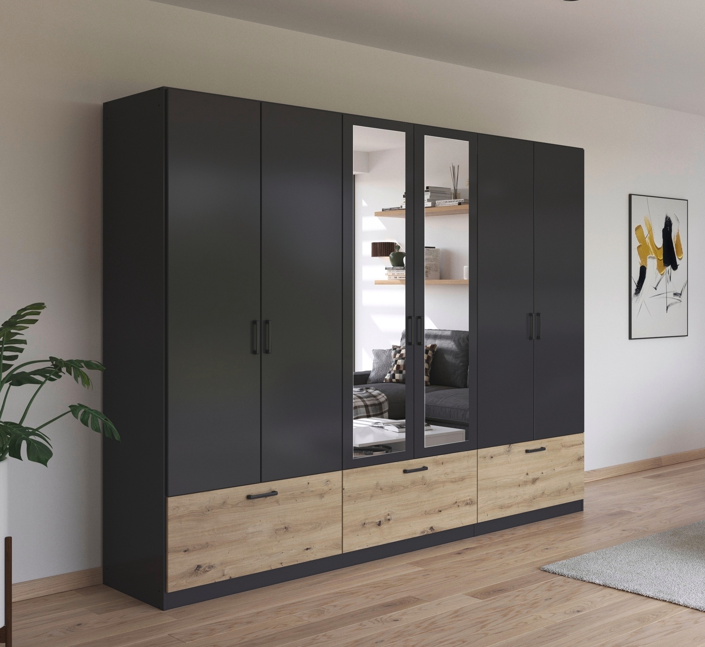 rauch Drehtürenschrank »Kleiderschrank Schrank Garderobe Wäscheschrank BARI günstig online kaufen