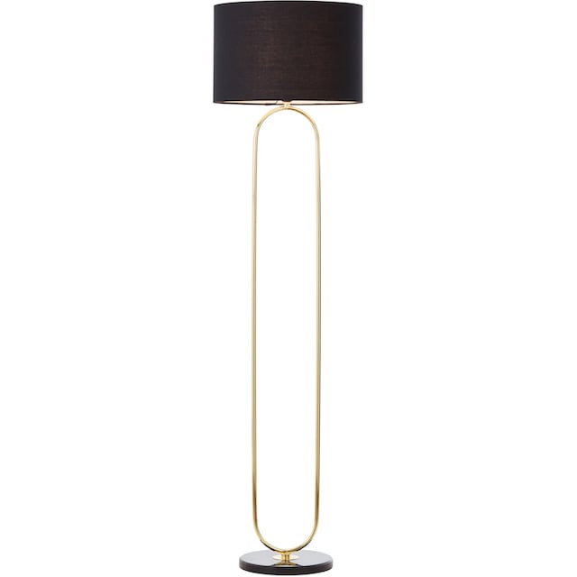 Guido Maria Kretschmer Home&Living Stehlampe »Zeria«, 1 flammig-flammig,  Stehleuchte mit Fuß aus Marmor, Stoff-Schirm online bestellen