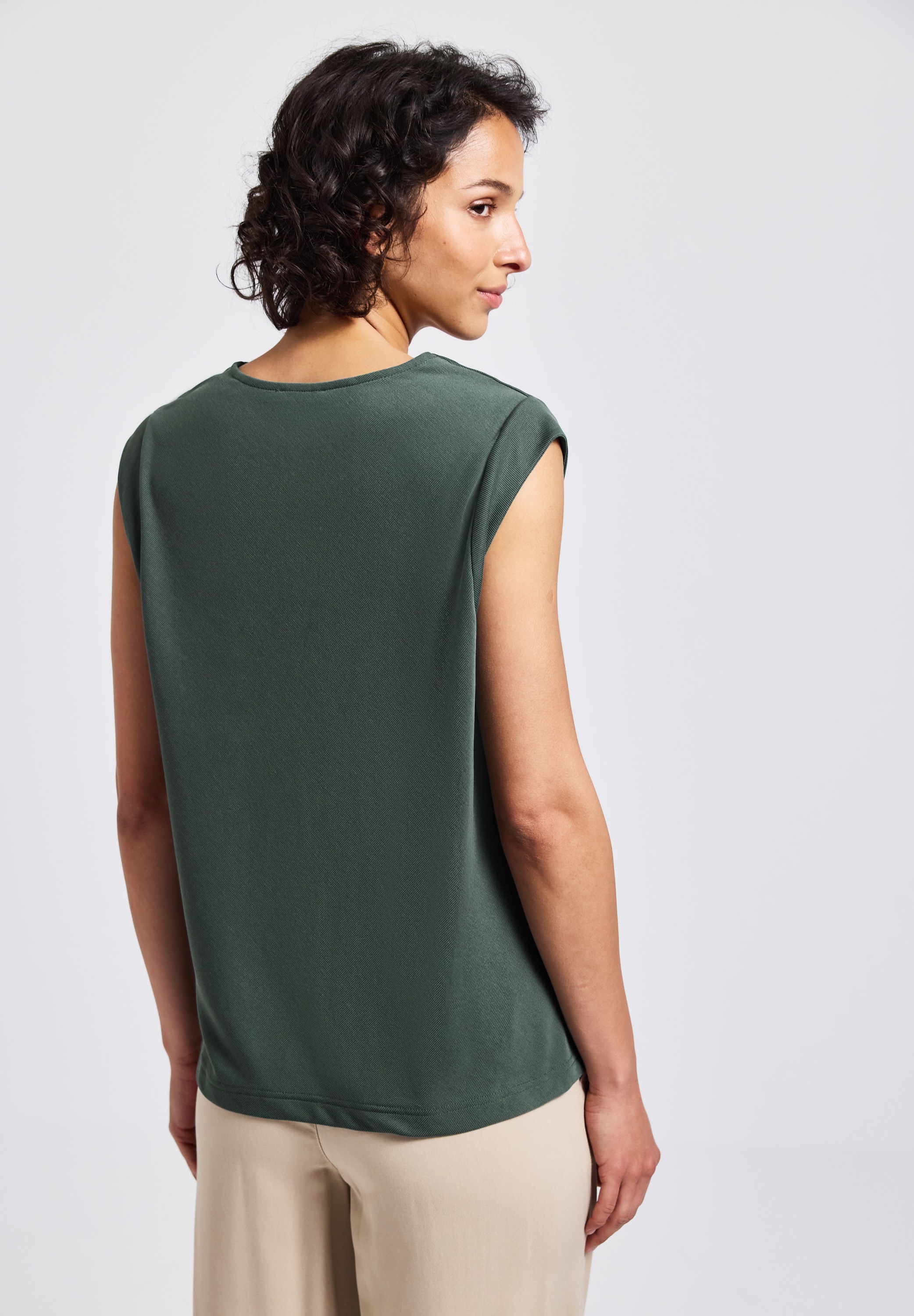 STREET ONE Shirttop, im Silk-Look