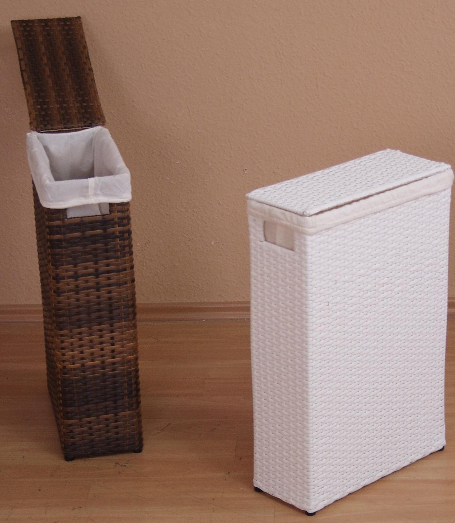 my home Wäschekorb »Wäschebox mit Stoffeinsatz« Höhe ca. 60 cm, Ordnungshel günstig online kaufen