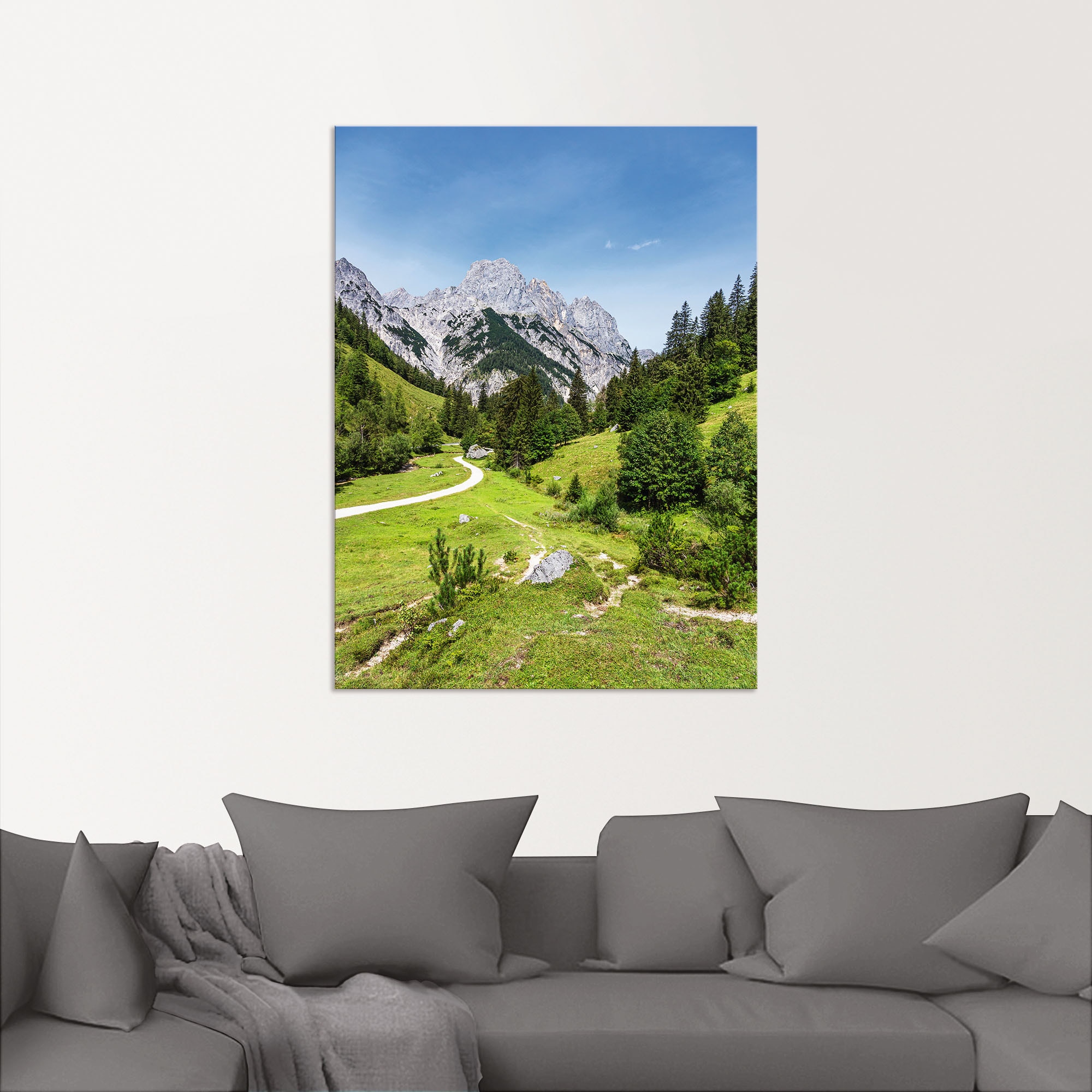 Artland Wandbild »Bindalm im Berchtesgadener Land Bayern«, Berge & Alpenbil günstig online kaufen