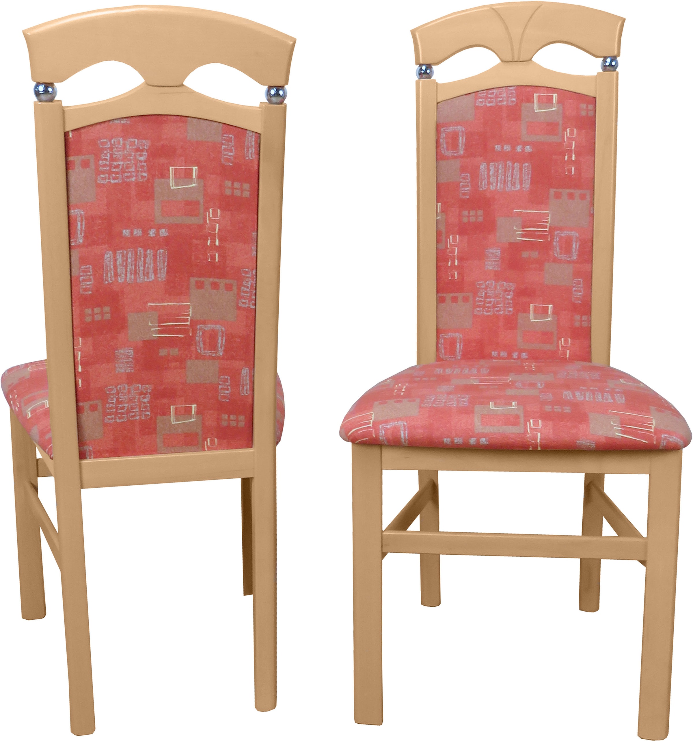 HOFMANN LIVING AND MORE 4-Fußstuhl »Polsterstuhl« (Set) 2 Stk. günstig online kaufen