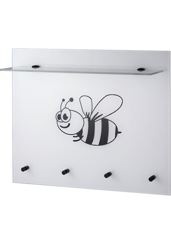 GGG MÖBEL Garderobenpaneel »Biene«, aus Glas mit Ablage kaufen