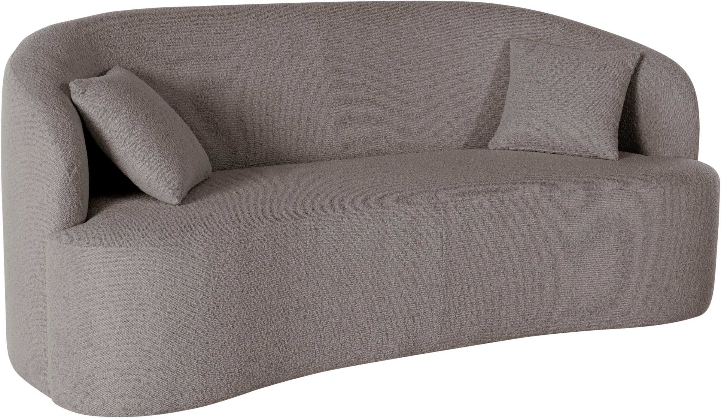 LeGer Home by Lena Gercke 3-Sitzer "Dilara" gerundete Rückenlehne und Front günstig online kaufen