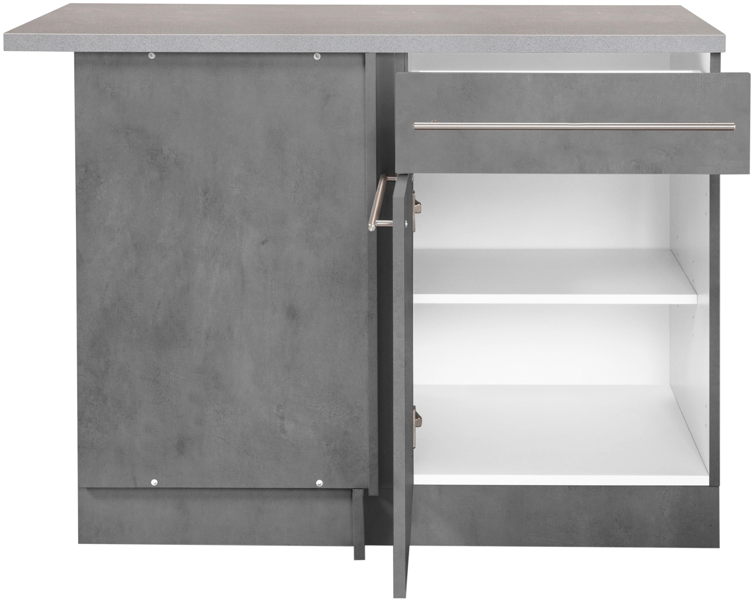 wiho Küchen Eckunterschrank »Chicago« 110 cm breit, für eine optimale Raumnutzung