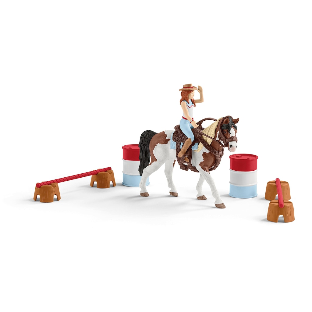 Schleich® Spielfigur »HORSE CLUB, Hannahs Western-Reitset (42441)«, (Set)