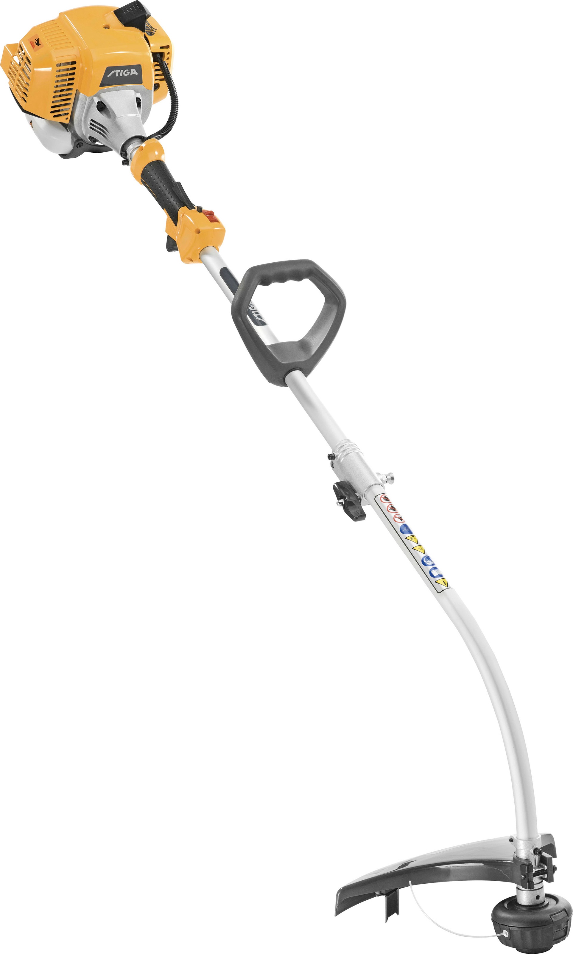 STIGA GARDEN Benzin-Motorsense »GT 330 A«, Gebogener Schaft, Tap&Go Fadenspule