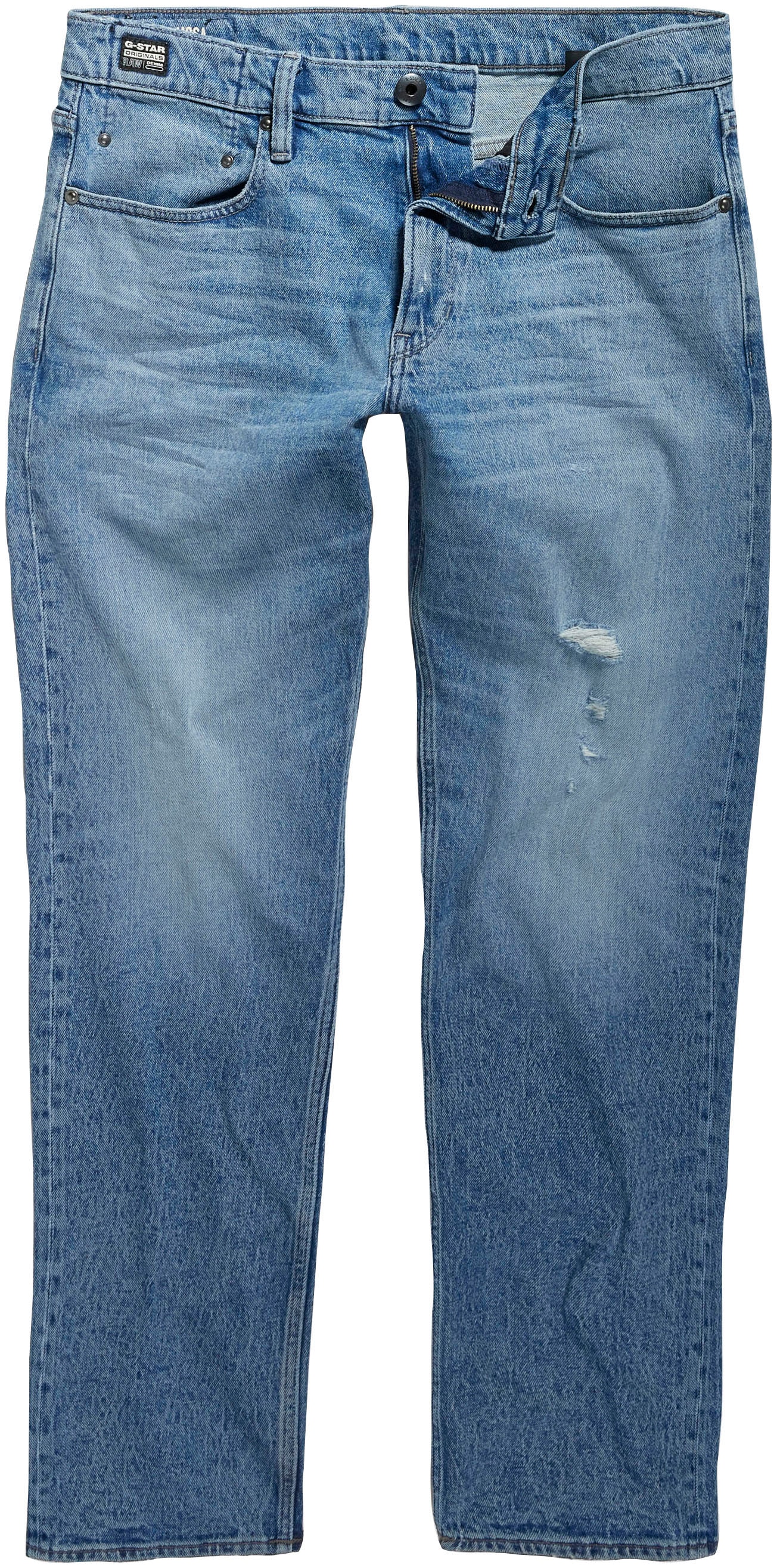 G-Star RAW Straight-Jeans »Mosa Straight«, mit hellen Nähten