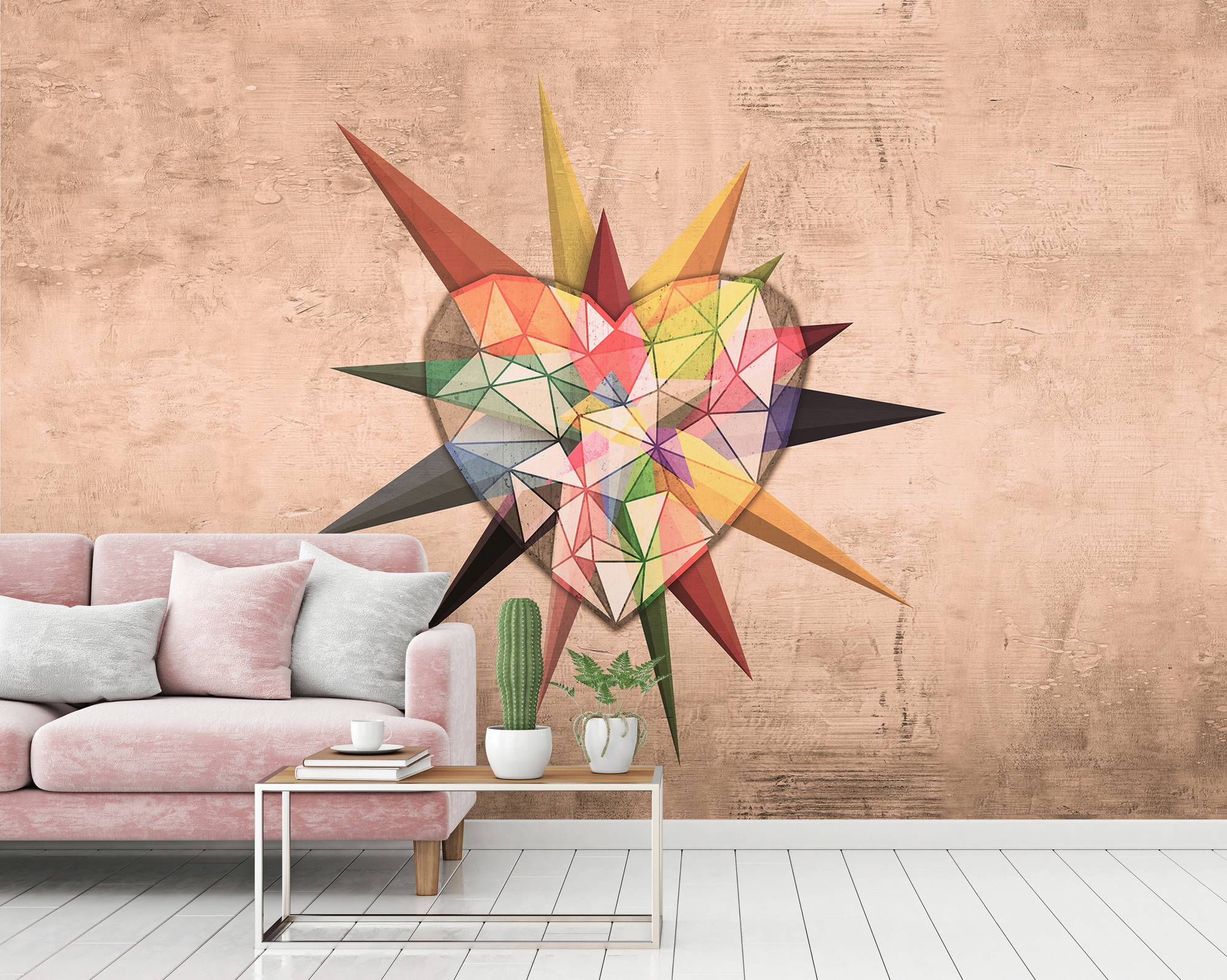 Architects Paper Fototapete »Atelier 47 Heart Star 2« 3D-Optik glatt Vlies, günstig online kaufen