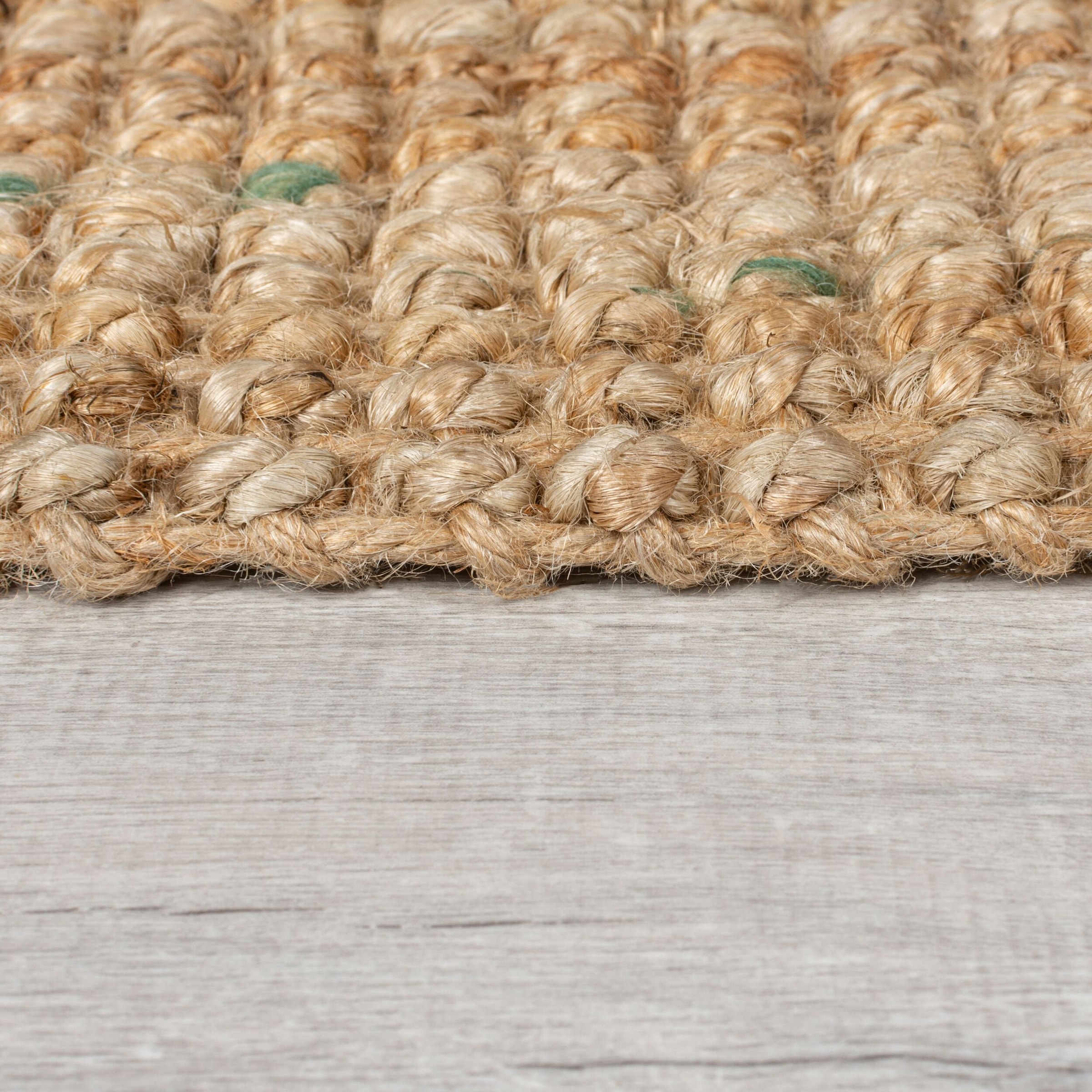 FLAIR RUGS Läufer »Jute Boucle«, rechteckig, 7 mm Höhe, aus 100% Jute, mit Fransen, aus Naturfasern
