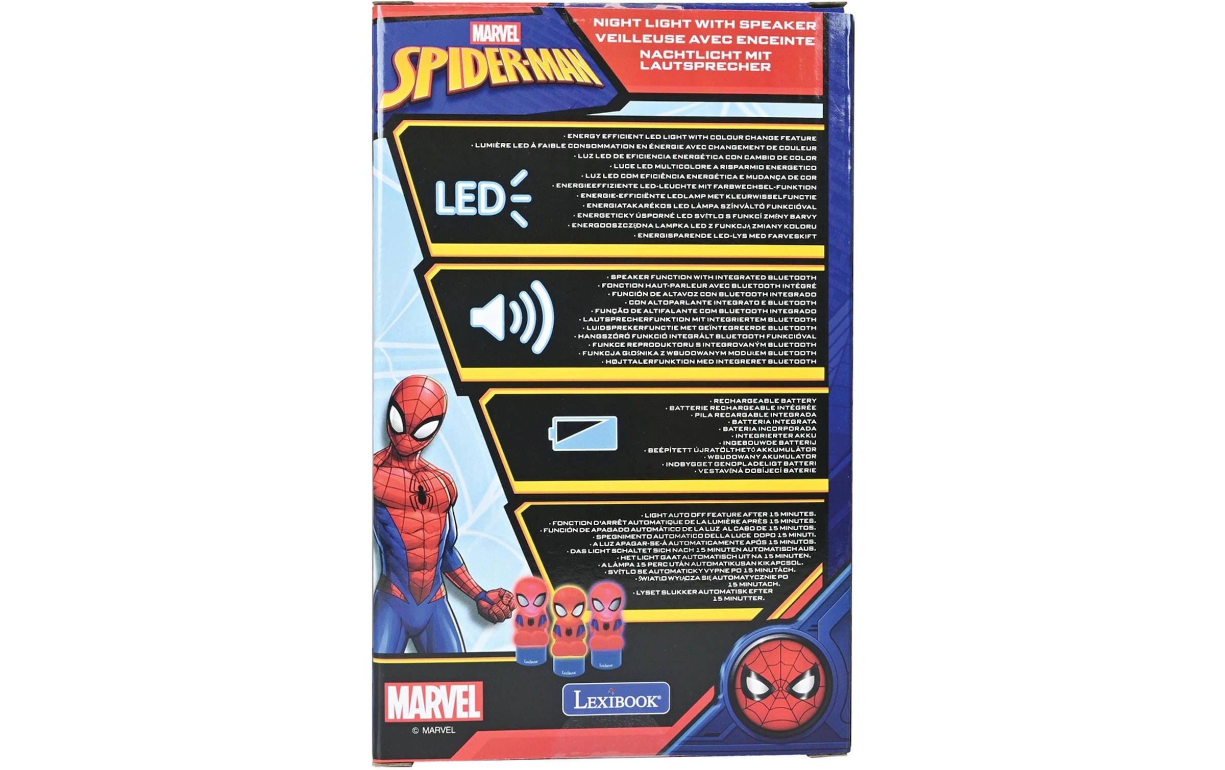 Lexibook® Nachtlicht »Spiderman Bluetooth«
