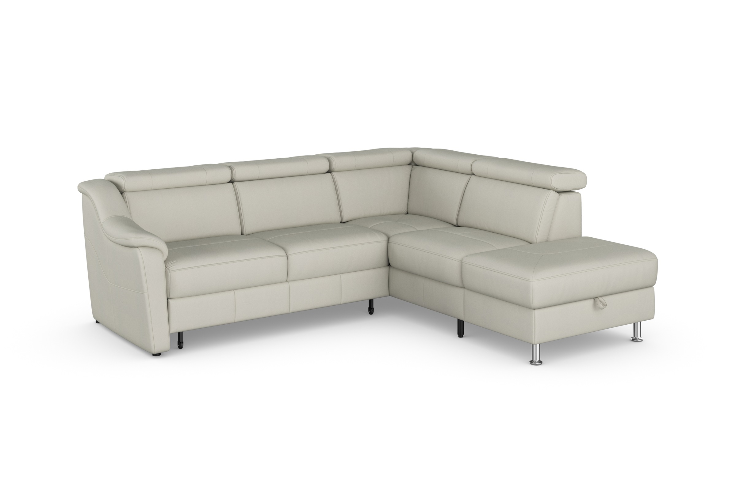sit&more Ecksofa »Freetown L-Form«, inklusive Kopfteilverstellung und komfortablem Federkern