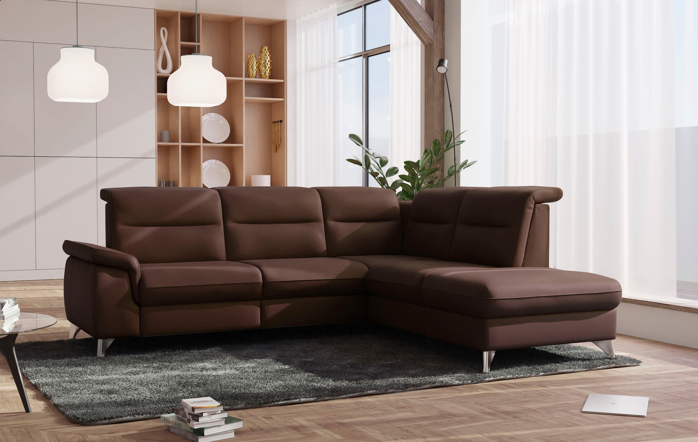 sit&more Ecksofa »Astoria L-Form«, wahlweise mit motorischer Relaxfunktion günstig online kaufen