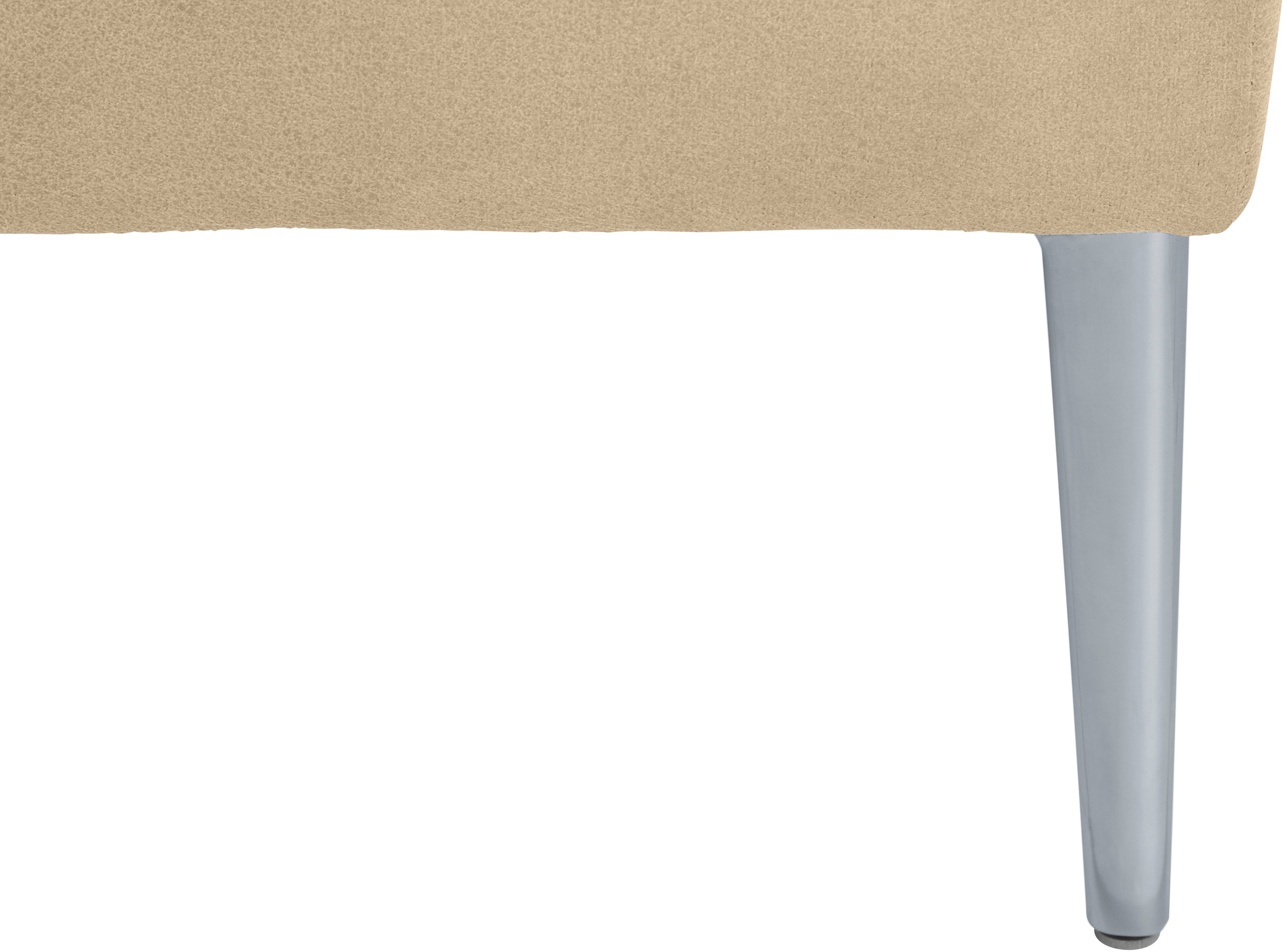 W.SCHILLIG Ecksofa »enjoy&MORE, Designsofa, elegant und bequem, L-Form«, mit Sitztiefenverstellung, Füße silber matt, Breite 310 cm