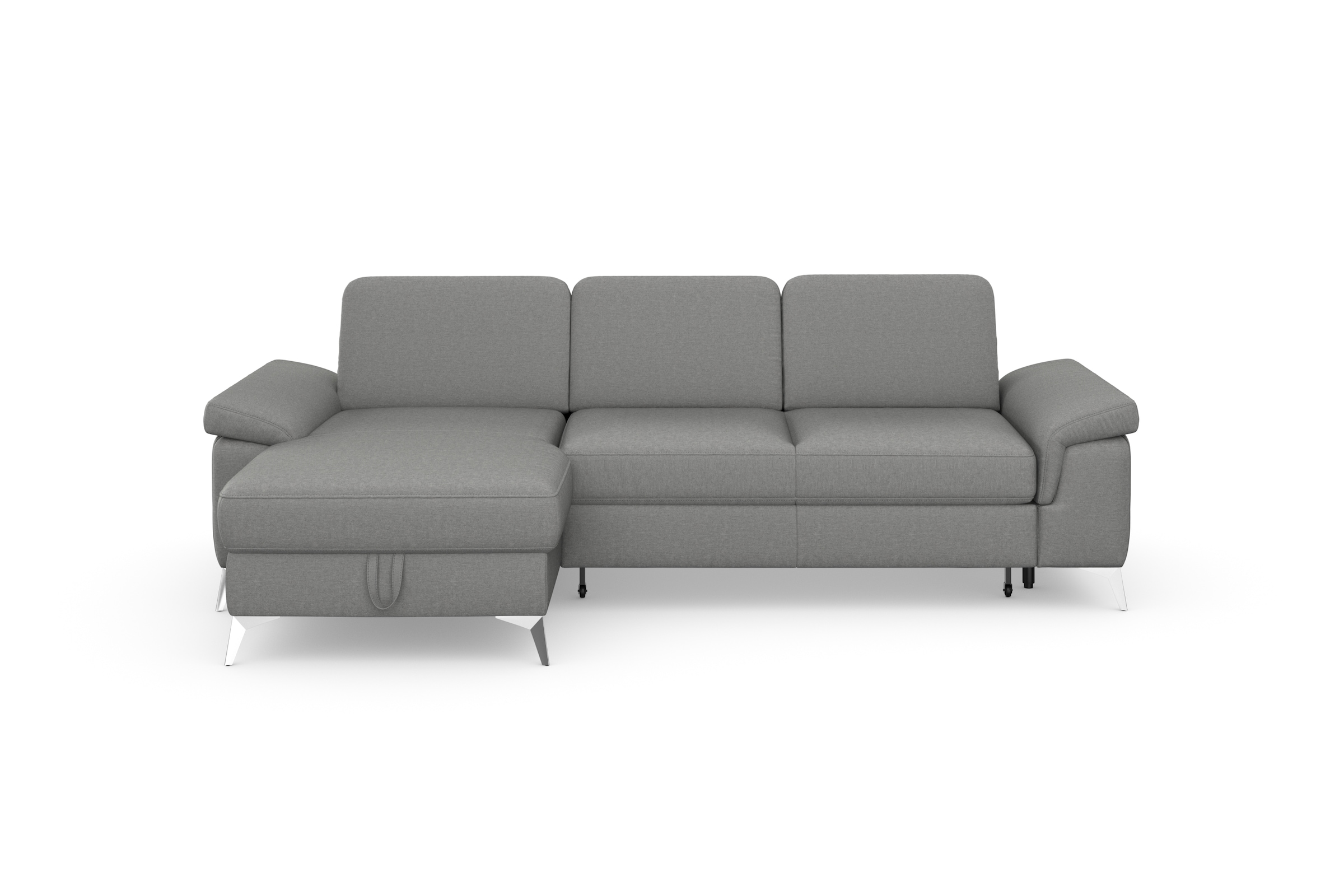 sit&more Ecksofa »Padua L-Form«, inklusive Sitztiefenverstellung, Armteilfunktion und Federkern