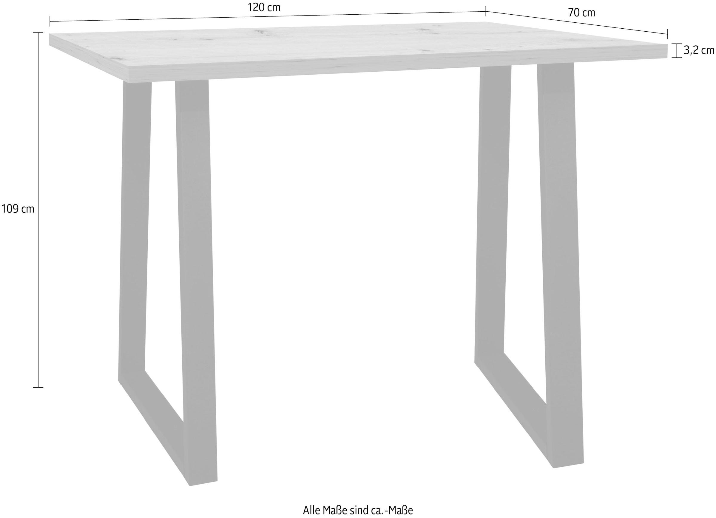 Mäusbacher Tresentisch »Bartresentisch Metall« Bartresentisch Metallgestell, Höhe 109 cm
