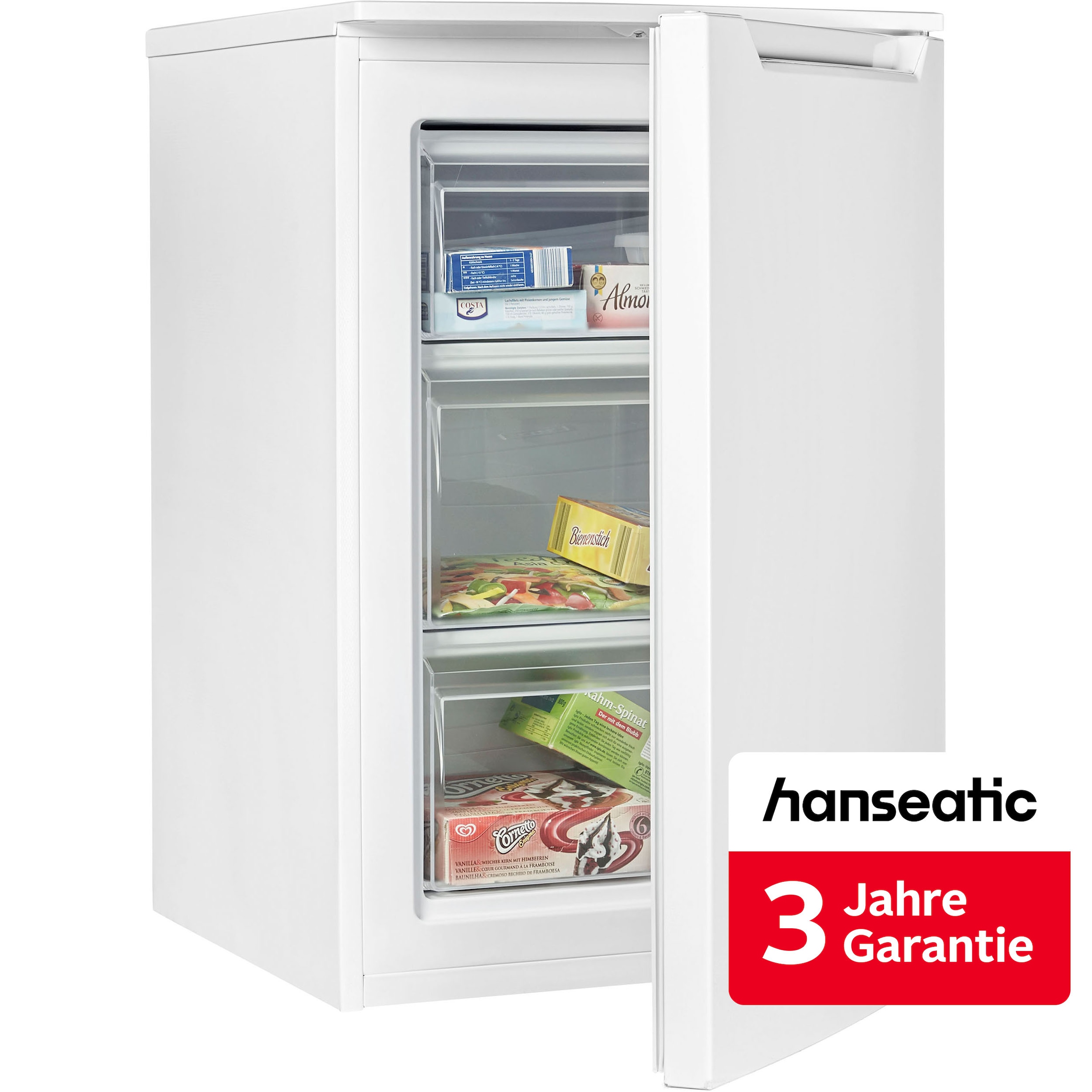 Hanseatic Gefrierschrank »HGS8555CW« 85 cm hoch 55 cm breit inkl. 3 Jahre Herstellergarantie