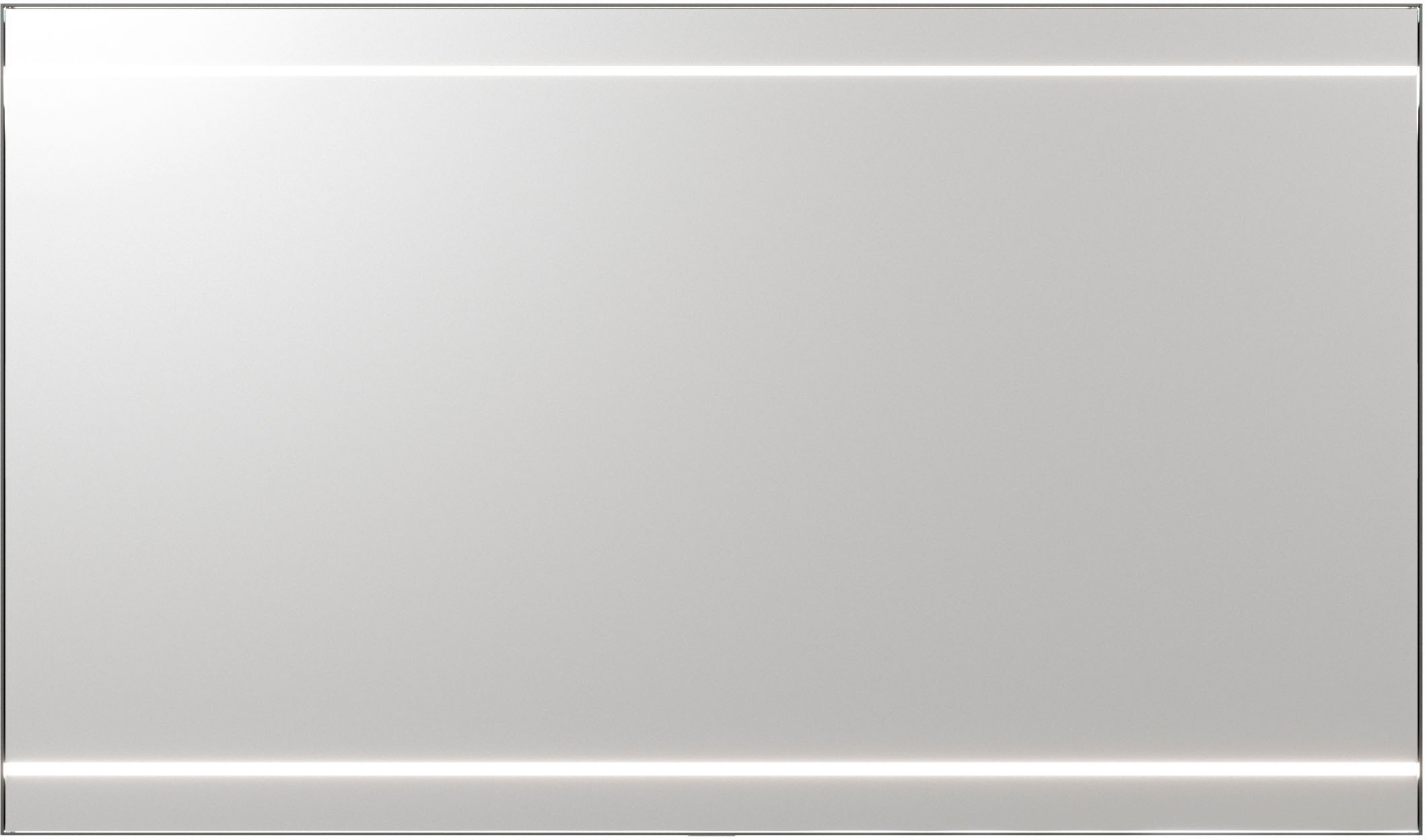 Saphir Badmöbel-Set »Balto 2-teilig Mineralmarmor-Waschtisch mit LED-Spiegel, 123 cm breit«, (2 St.), Waschplatz mit 2 Schubladen, Badschrank inkl. Schubladendämpfer