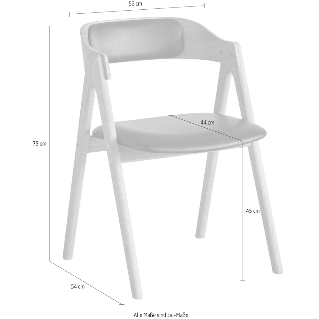 Hammel Furniture Holzstuhl »Findahl by Hammel Mette«, (Set), 2 St.