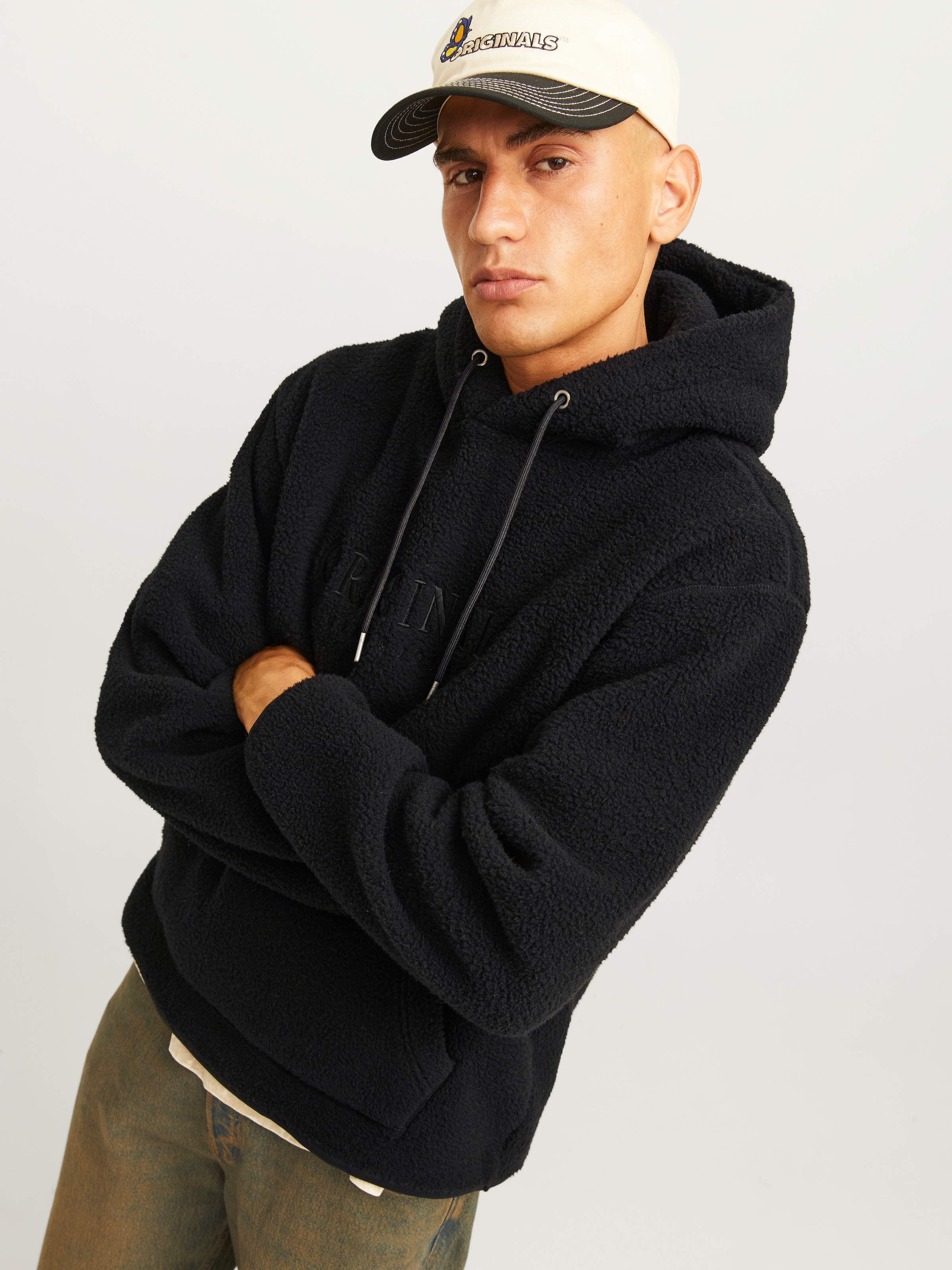 Jack & Jones Kapuzensweatshirt »JORFREDERIKSBERG TEDDY SWEAT HOOD SN«