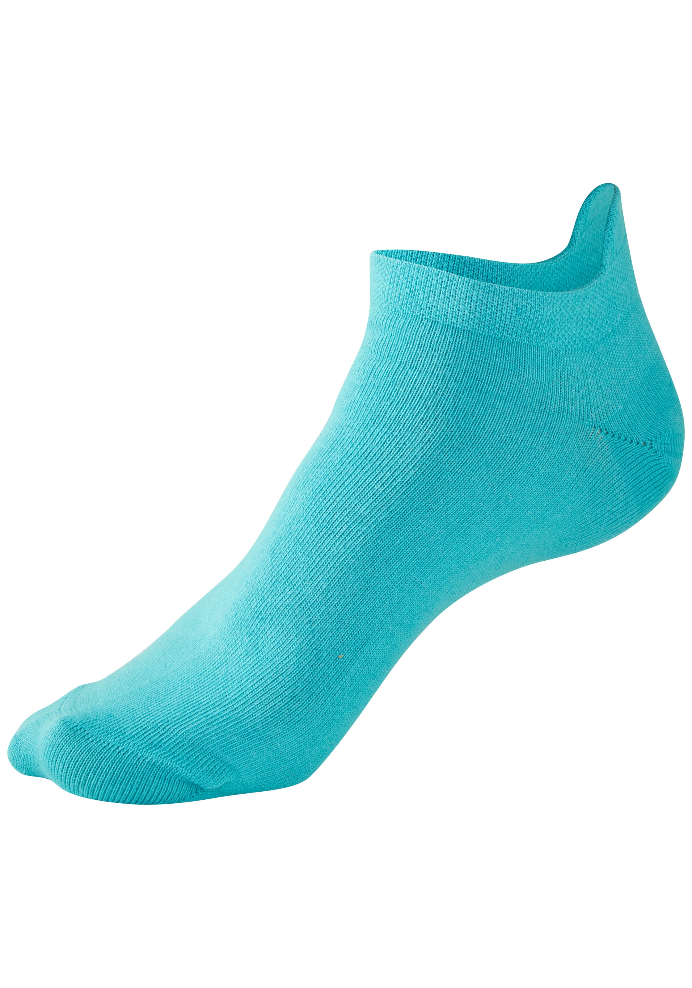 LASCANA Sneakersocken »für Damen mit eingestricktem Markenlogo« Box, Box, 7 Paar tlg. in ansprechender Geschenkbox