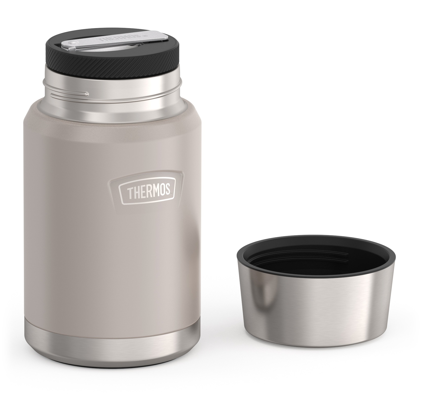 THERMOS Thermobehälter »ICON FOOD JAR, Thermobehälter für Essen, spülmaschinenfest« 0,71l, 10h heiß & 24h kalt, dicht & auslaufsicher, mit Löffel