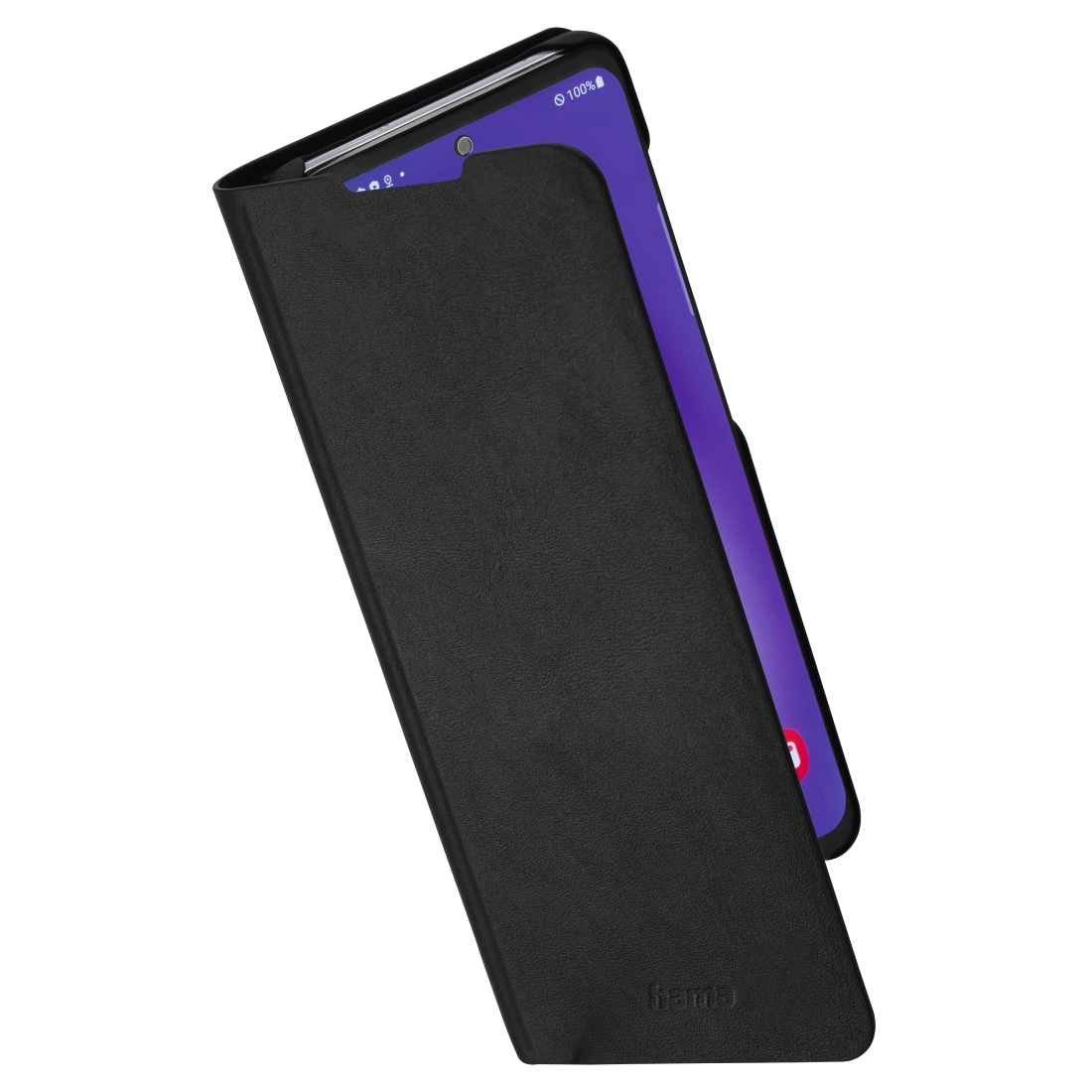 Hama Smartphone-Hülle »Booklet für Samsung Galaxy A54 5G aus resistentem Kunstleder, schwarz«, Samsung Galaxy A54 5G, Standfunktion und Einsteckfach mit Fingeröffnung