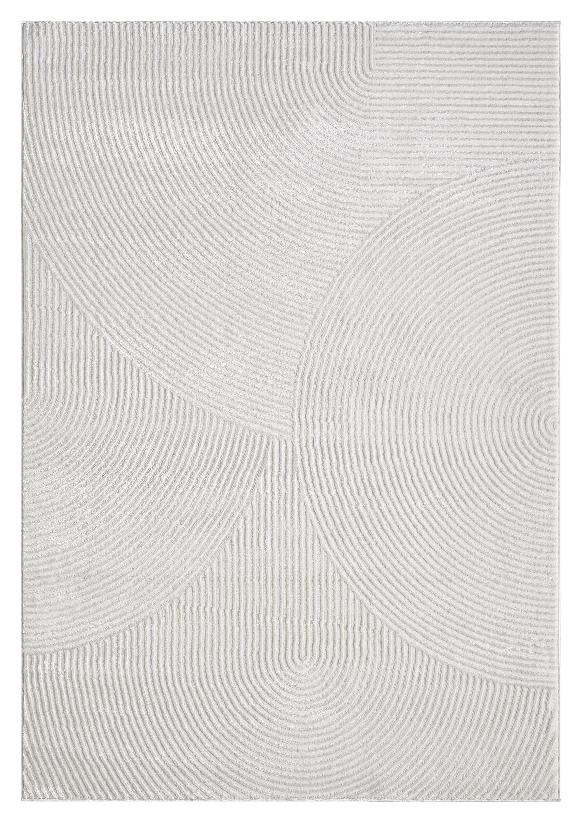 OTTO home Teppich »Bentori«, rechteckig, 11 mm Höhe, Modernes Design mit Boho-Charme, Scandi, Zen, Hoch-Tief-Struktur